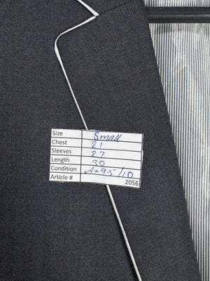 Next® Small | Chest: 21" | Grey | Fit: 40L | Coat | Wool Blend | 2056 - Genuine Maal