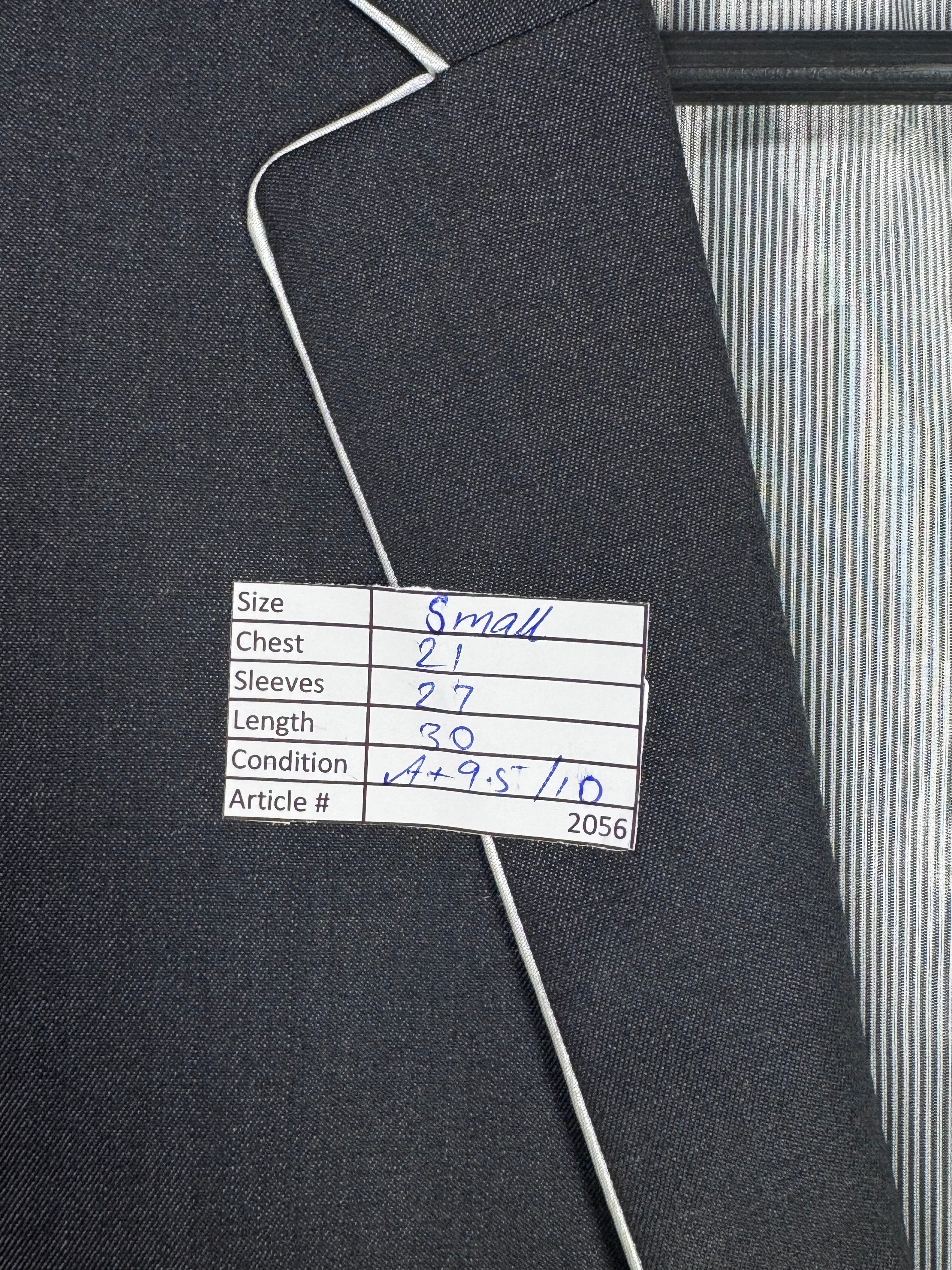 Next® Small | Chest: 21" | Grey | Fit: 40L | Coat | Wool Blend | 2056 - Genuine Maal