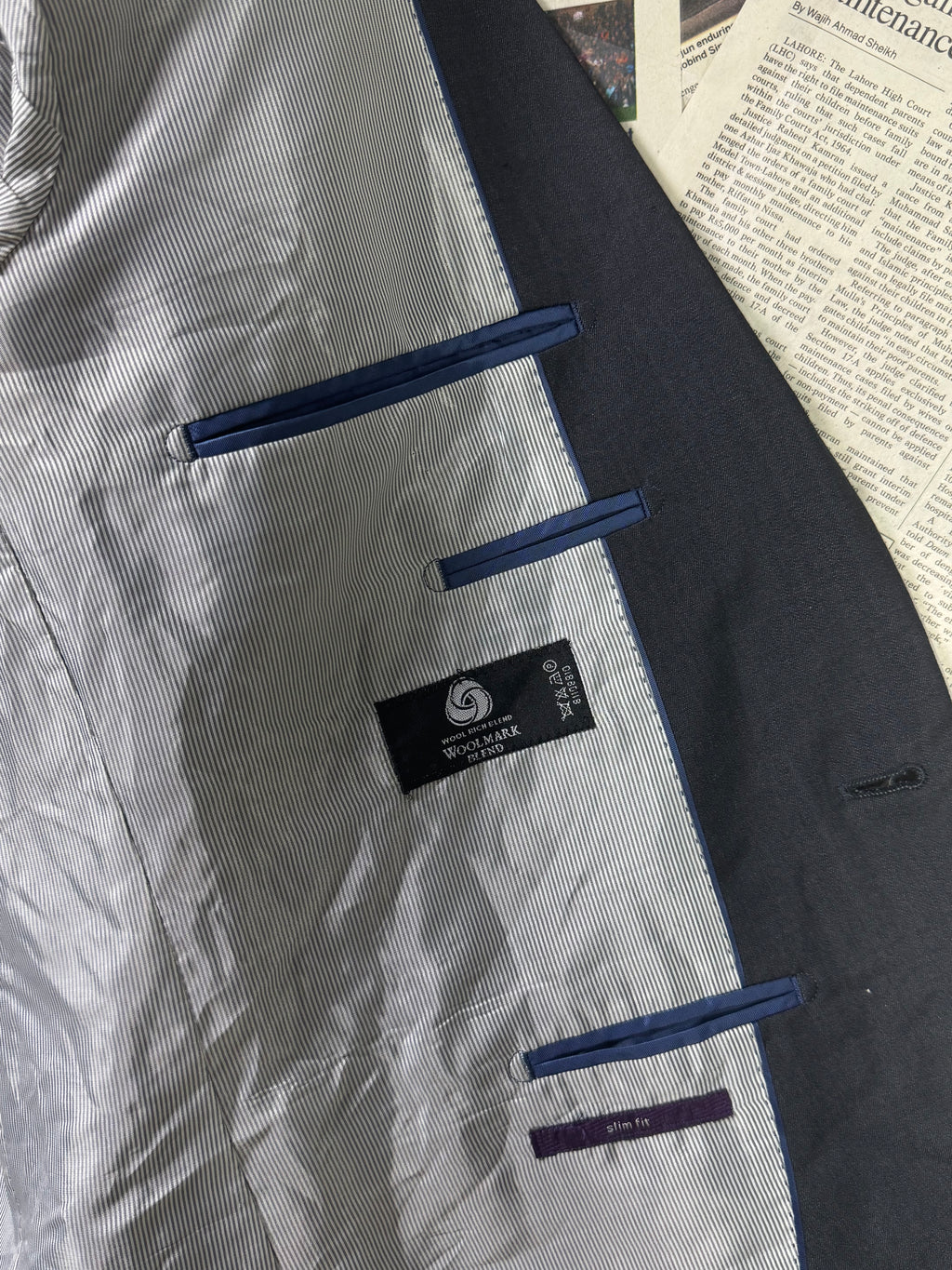 Next® Small | Chest: 21" | Grey | Fit: 40L | Coat | Wool Blend | 2056 - Genuine Maal