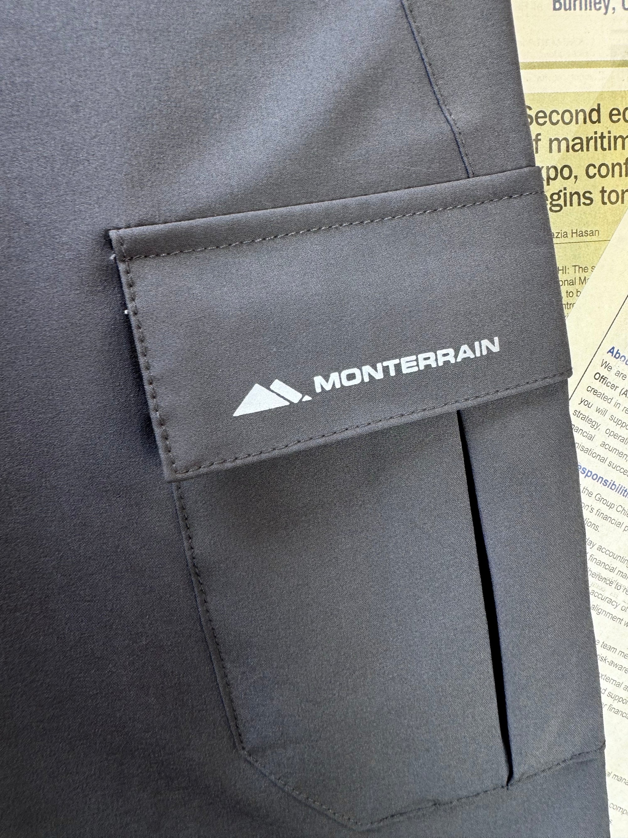 Monterrain® Waist: 28" to 30" | Grey | Hiking Shorts | Poly - Elastane | 1664 - Genuine Maal