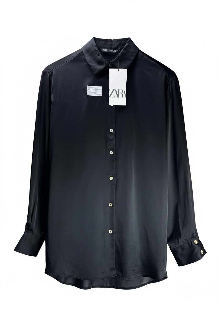 Zara® Large | Bust: 20.5" | Black | Shirt | B10 - 5522 - Genuine Maal