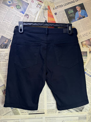 Denim Co.® Waist: 32" | Black | Denim Shorts | Cotton - Elastane | 1659 - Genuine Maal