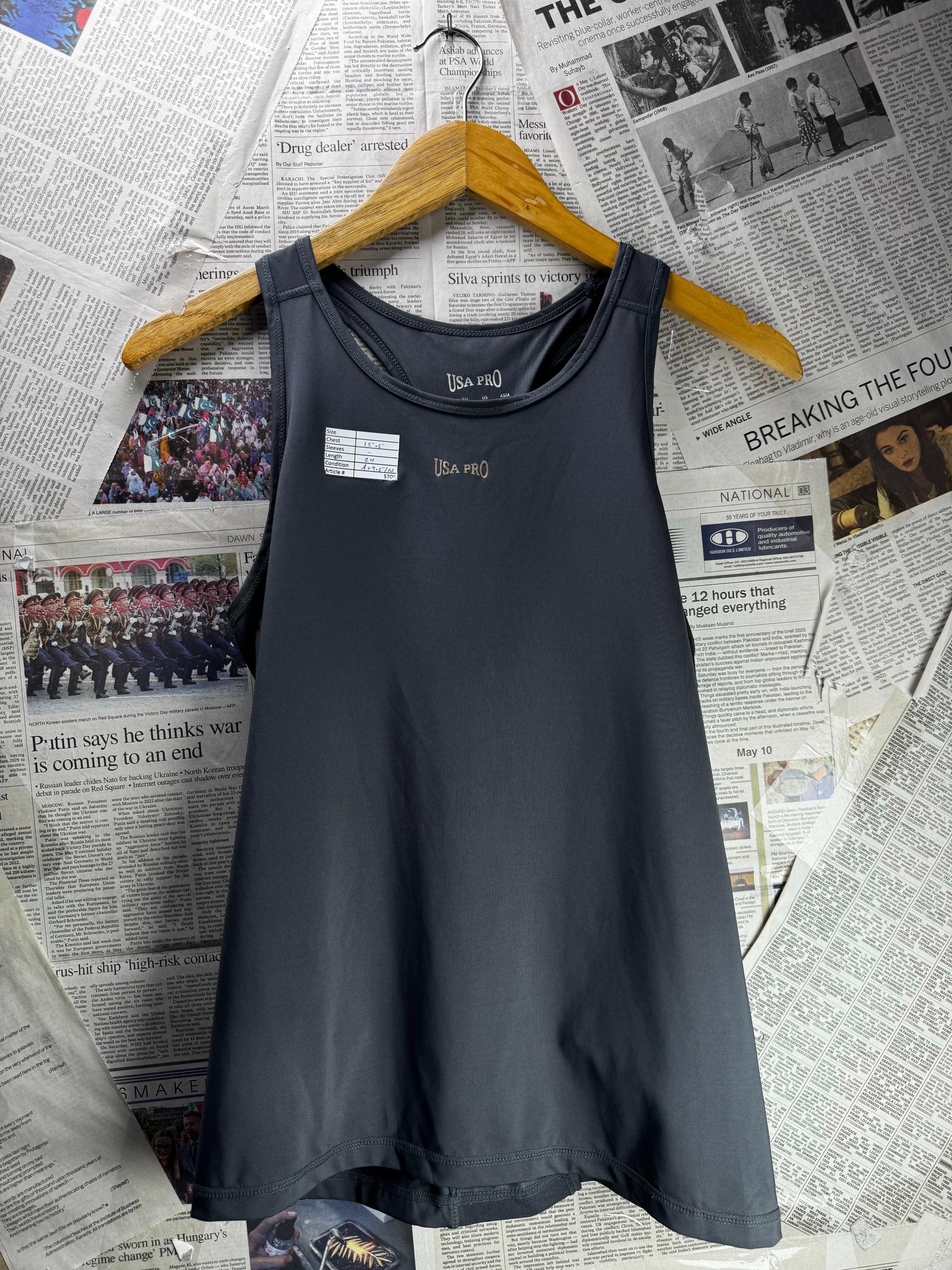 USA PRO® XS | Bust: 15.5" | Grey | Tango T-Shirt | B10 - 5709 - Genuine Maal