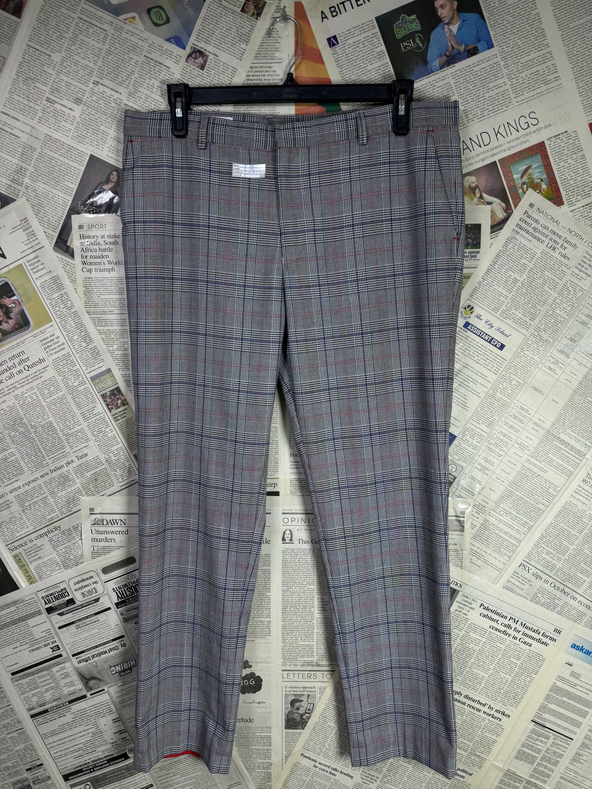 Fisk of Oslo® Waist: 36" | Pant | Fit: Stretch Skinny | Poly - Viscose | 2665 - Genuine Maal