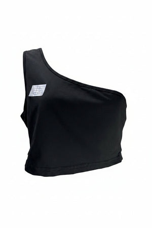 Shein® XS | Bust: 16" | Black | Crop Top | B10 - 5519 - Genuine Maal