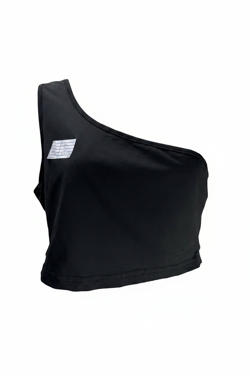Shein® XS | Bust: 16" | Black | Crop Top | B10 - 5519 - Genuine Maal