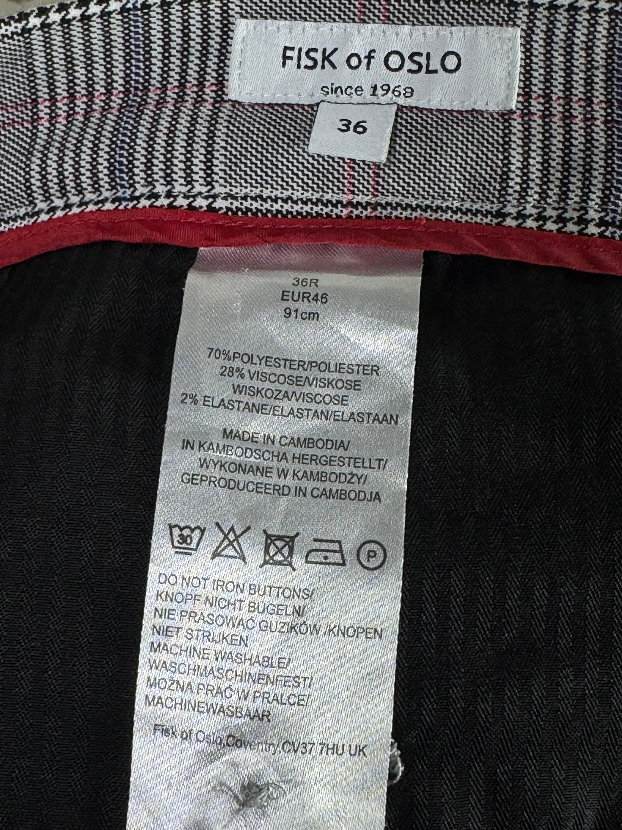 Fisk of Oslo® Waist: 36" | Pant | Fit: Stretch Skinny | Poly - Viscose | 2665 - Genuine Maal