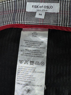 Fisk of Oslo® Waist: 36" | Pant | Fit: Stretch Skinny | Poly - Viscose | 2665 - Genuine Maal