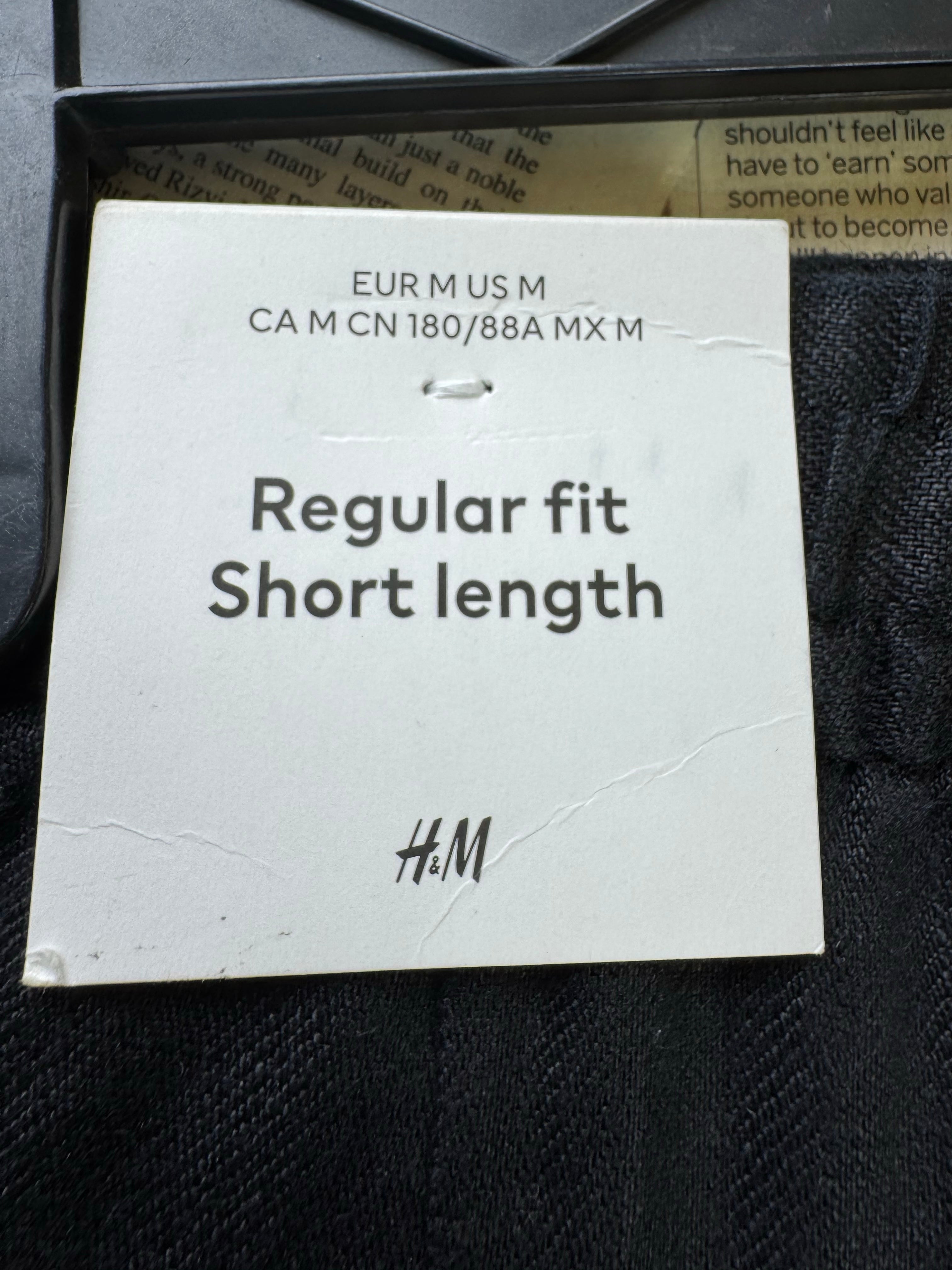 H&M® Waist: 34" | Black | Shorts | 100% Linen | 1662 - Genuine Maal