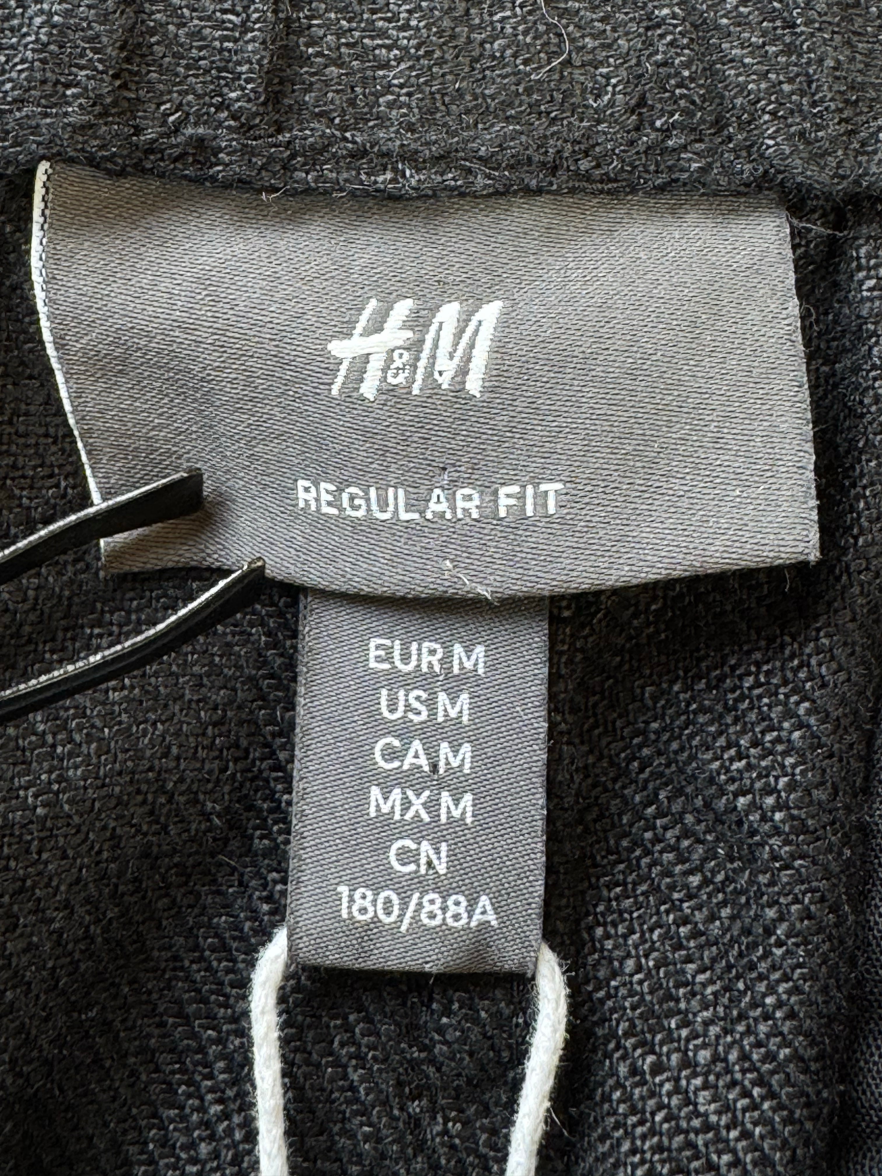 H&M® Waist: 34" | Black | Shorts | 100% Linen | 1662 - Genuine Maal