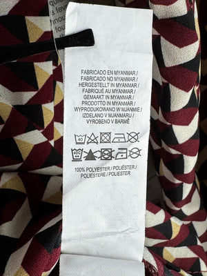Primark® Medium | Bust: 19" | Geometrical | Shirt | B8 - 5711 - Genuine Maal