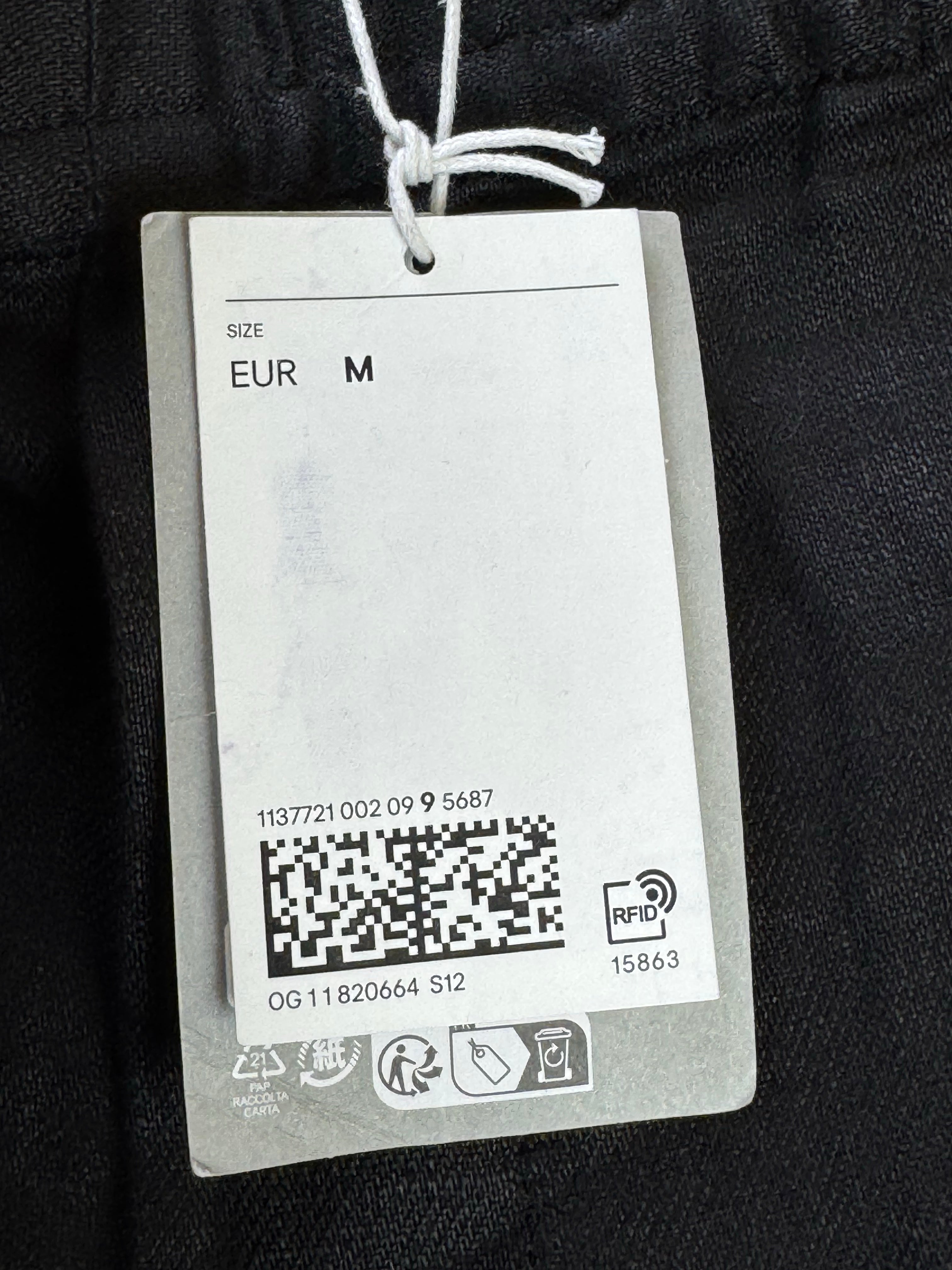 H&M® Waist: 34" | Black | Shorts | 100% Linen | 1662 - Genuine Maal