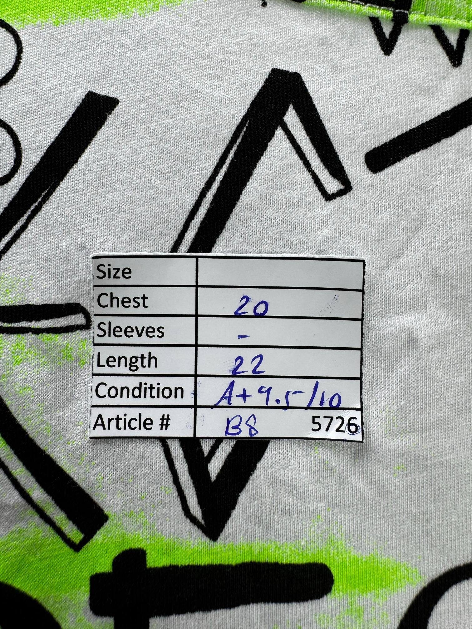 Chicaprie® Large | Bust: 20" | Doodle | T-Shirt | B8 - 5726 - Genuine Maal