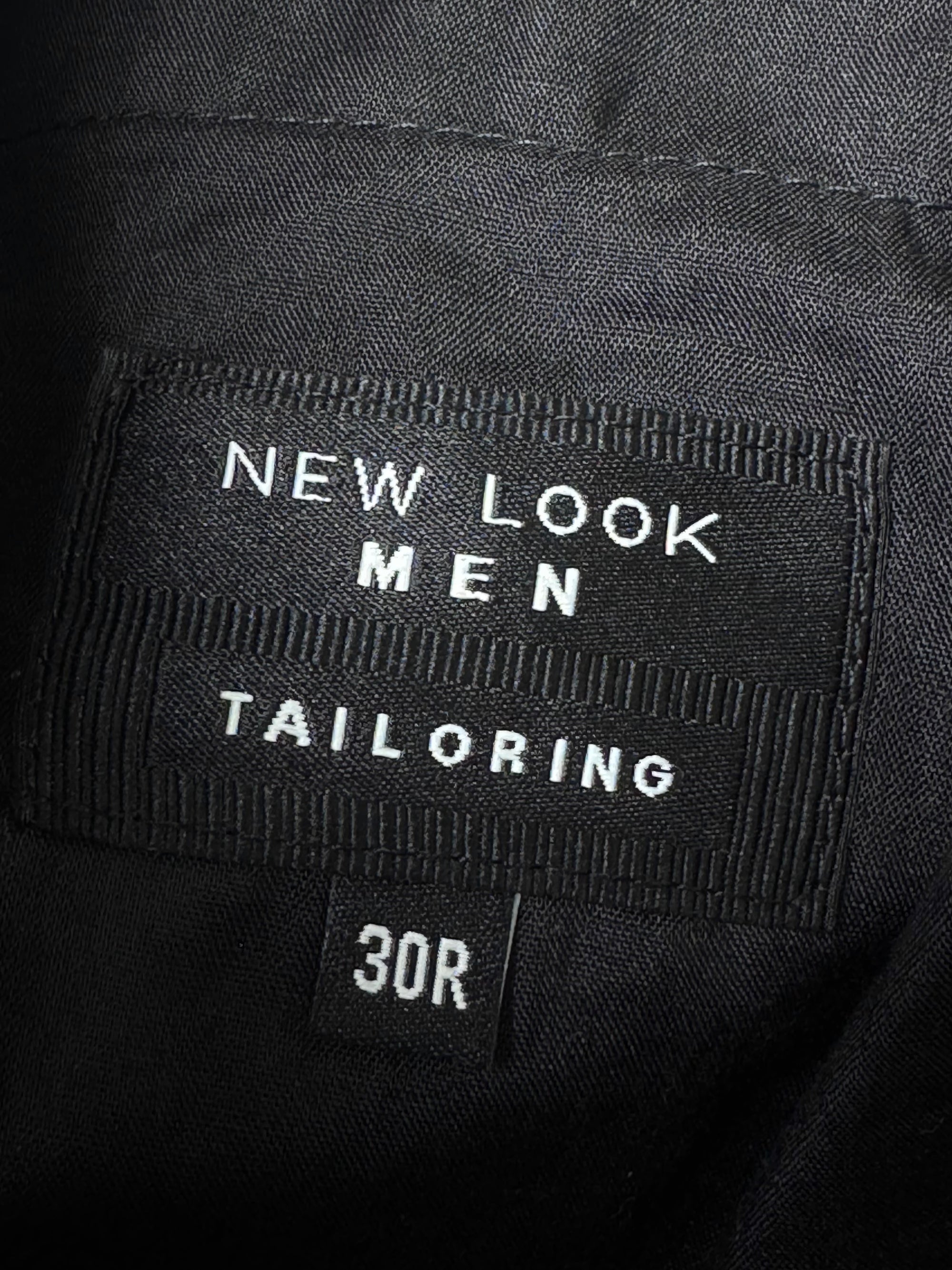 New Look® Waist: 30" | Textured Black | Pant | Poly - Viscose | 960 - Genuine Maal