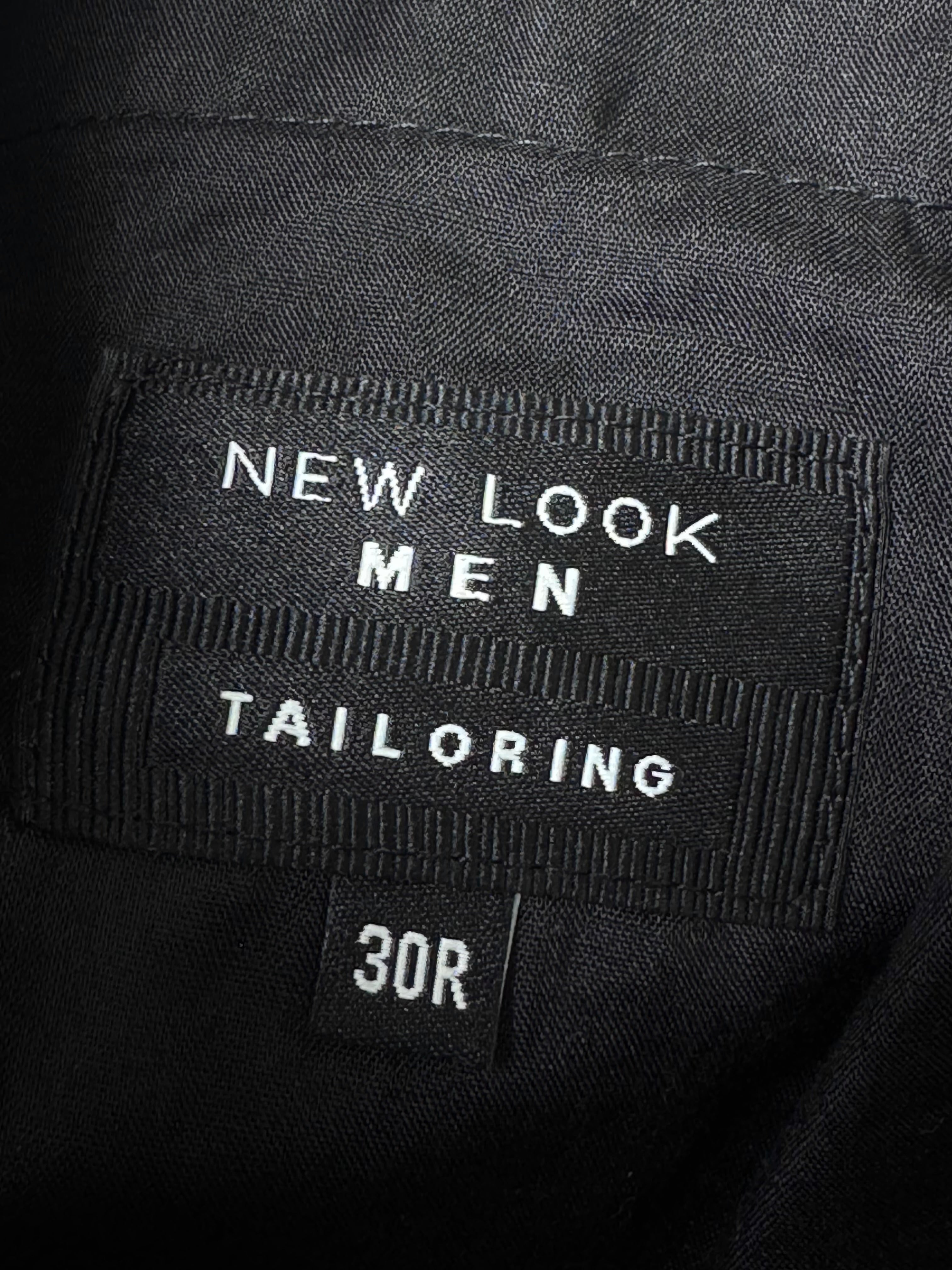 New Look® Waist: 30" | Textured Black | Pant | Poly - Viscose | 960 - Genuine Maal