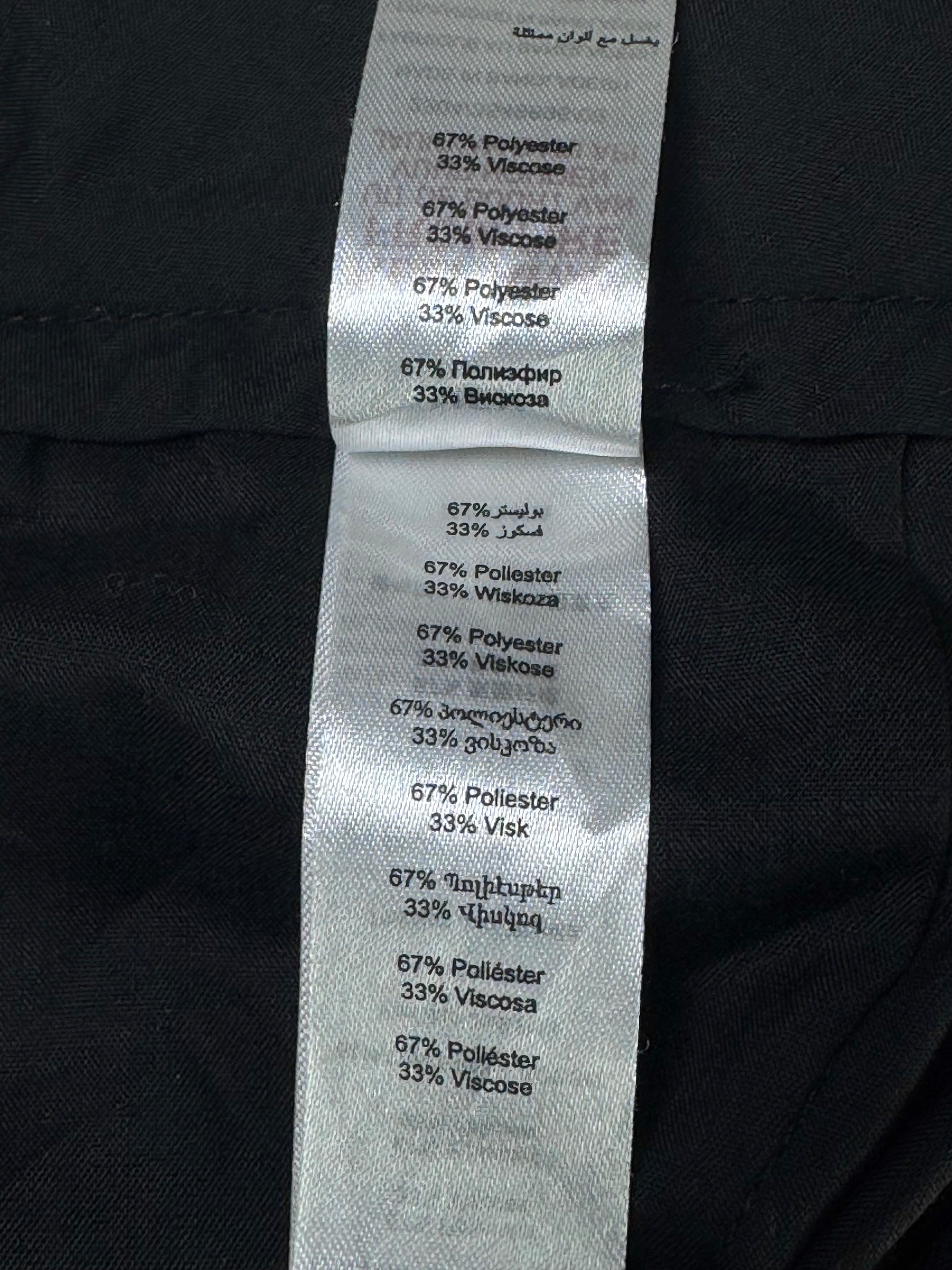 New Look® Waist: 30" | Textured Black | Pant | Poly - Viscose | 960 - Genuine Maal