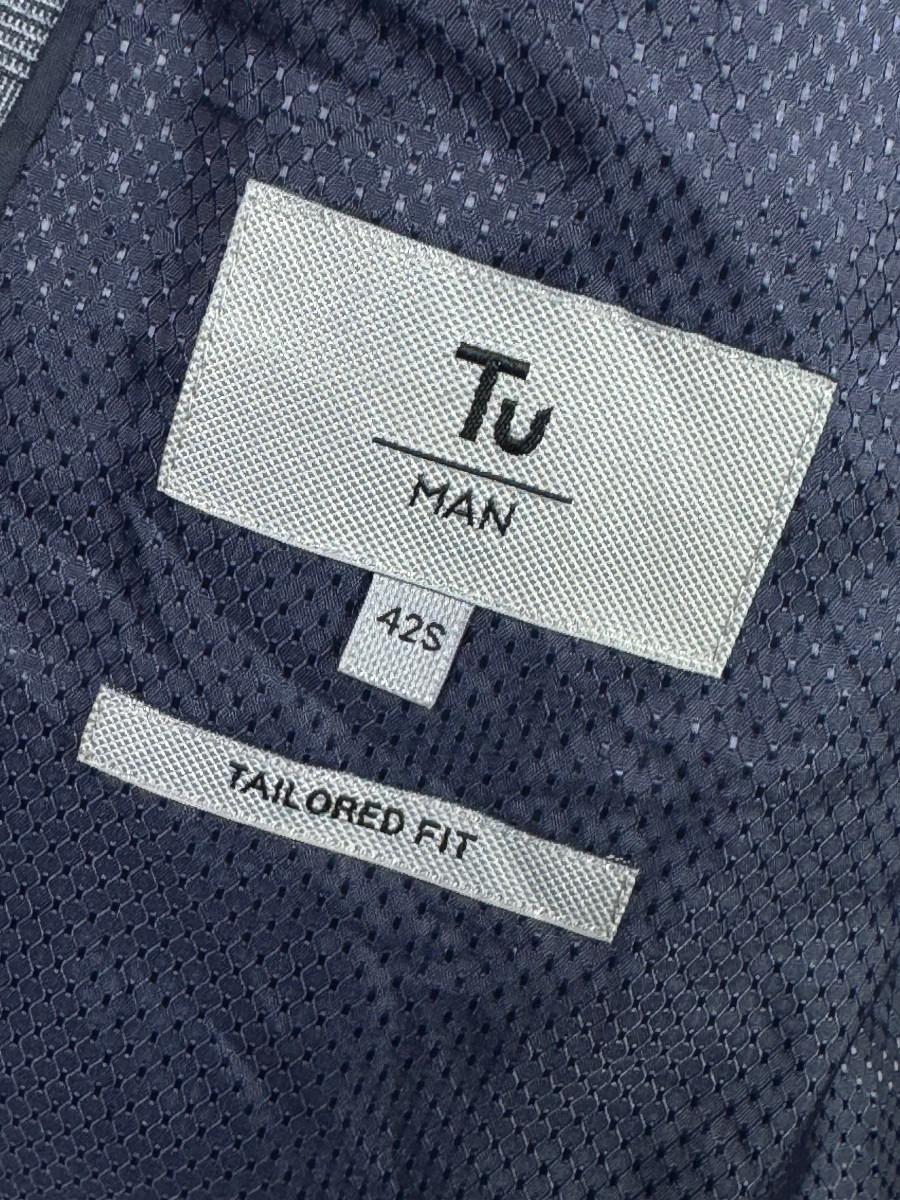 Tu® Medium | Chest: 22.5" | Check | Coat | Poly - Viscose | 2032 - Genuine Maal
