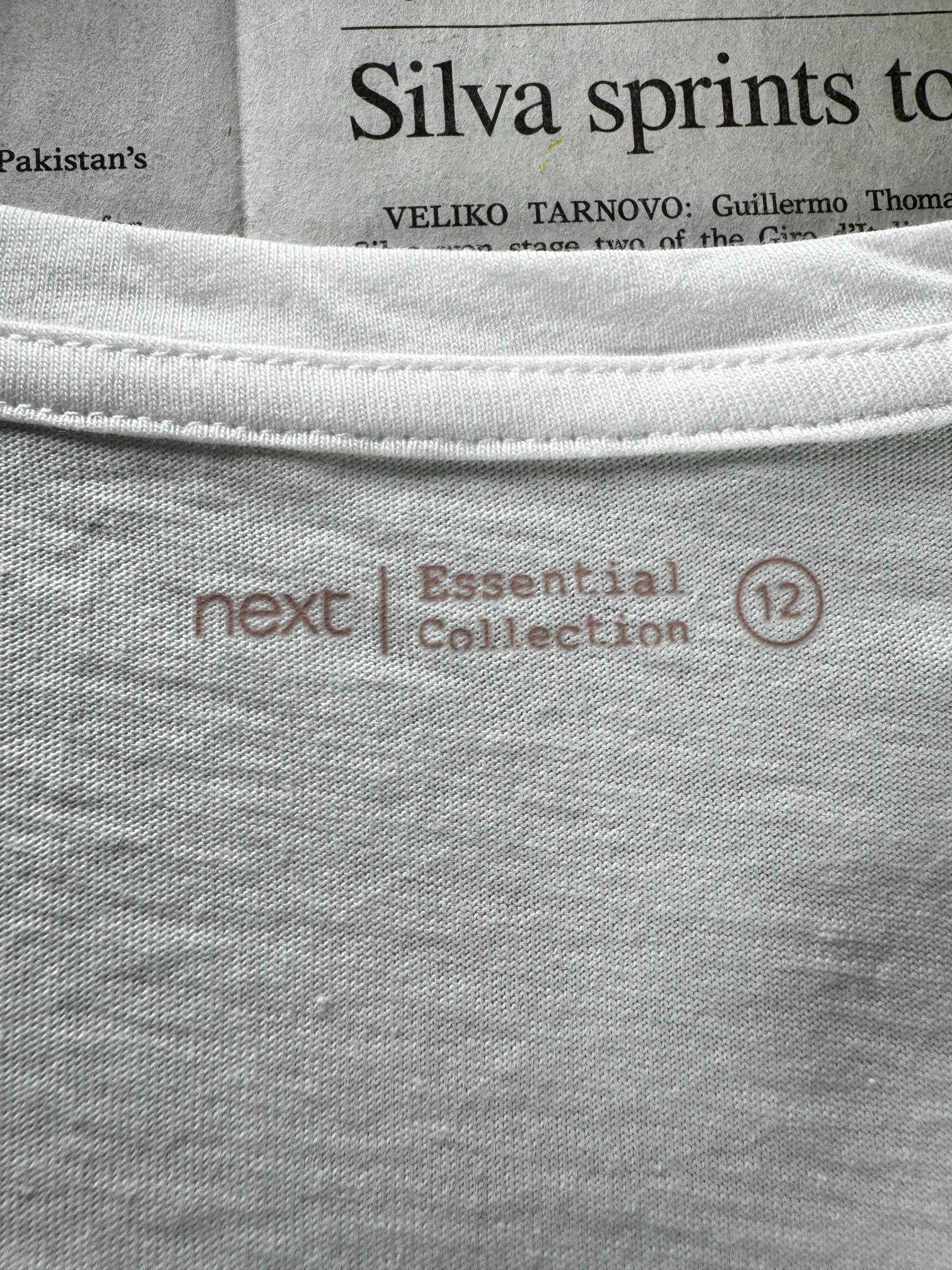 Next® Large | Bust: 20" | White | T-Shirt | B8 - 5955 - Genuine Maal