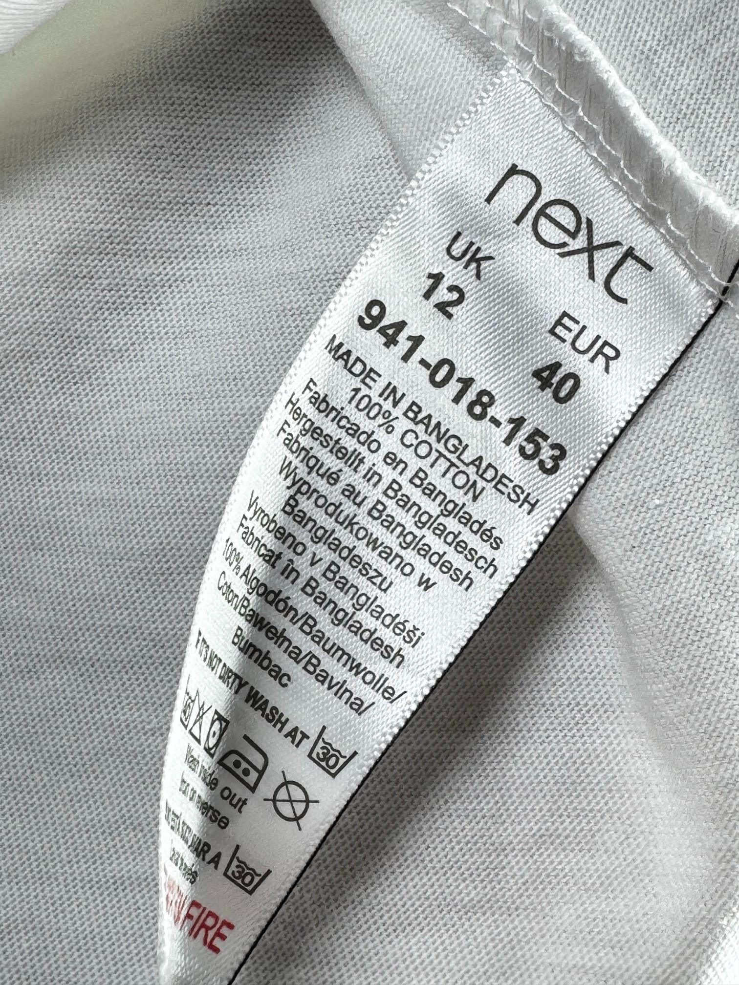 Next® Large | Bust: 20" | White | T-Shirt | B8 - 5955 - Genuine Maal