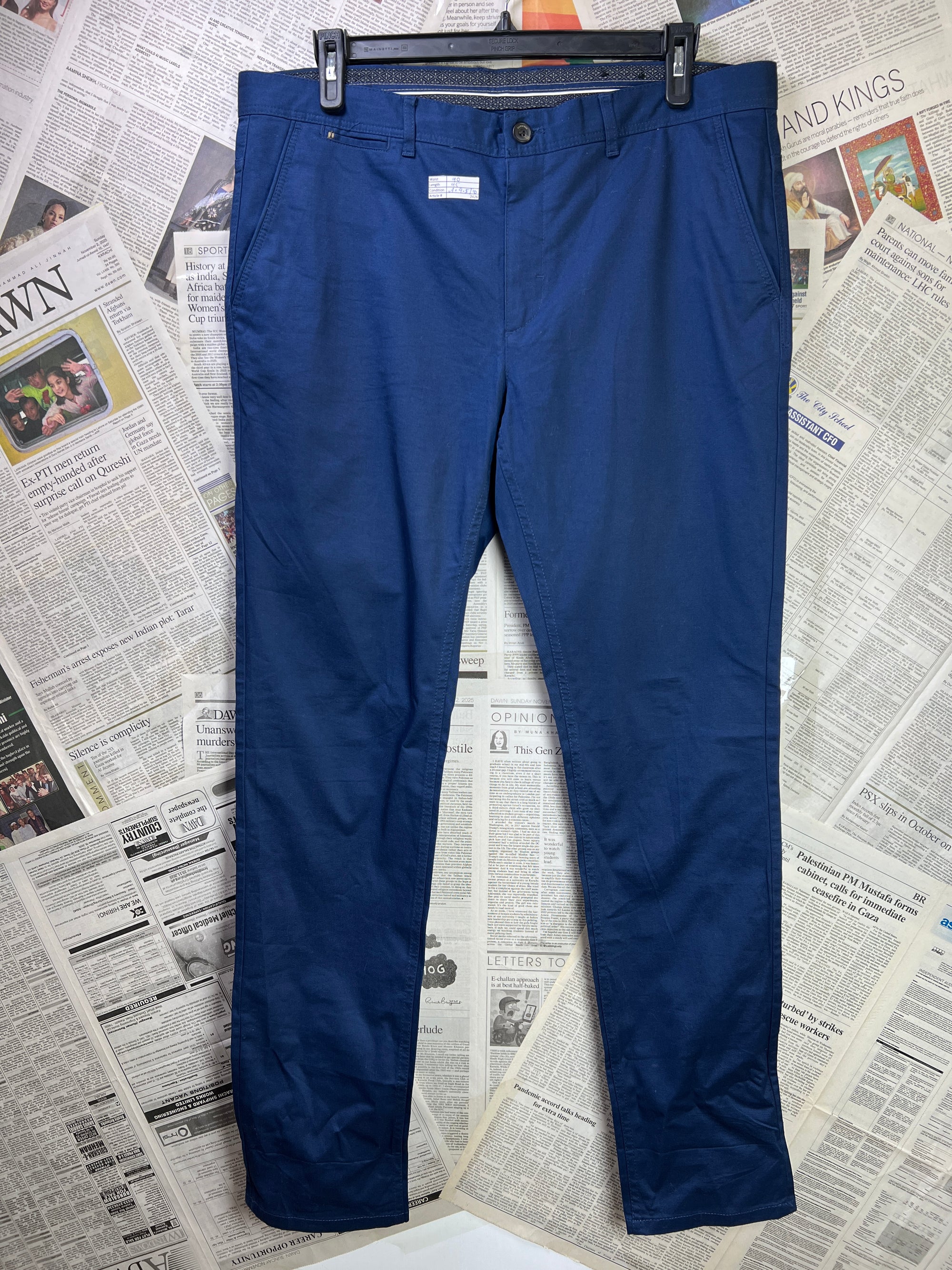 Zara® Waist: 40" | Blue | Golf Pant | 2426 - Genuine Maal