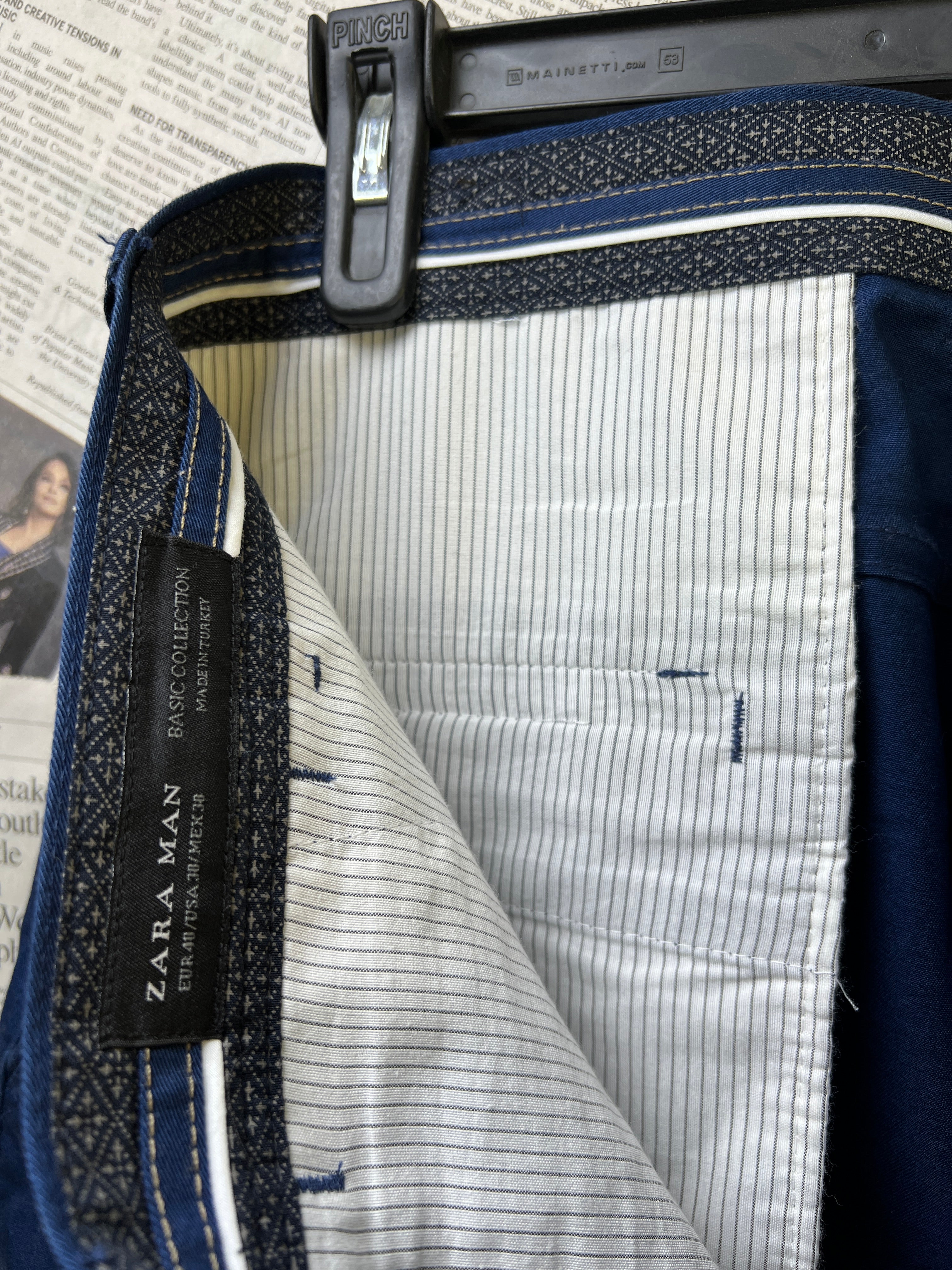 Zara® Waist: 40" | Blue | Golf Pant | 2426 - Genuine Maal