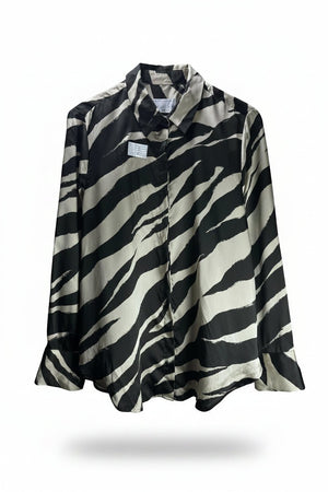 Primark® XS | Bust: 22" | Zebra Print | Shirt | B8 - 5732 - Genuine Maal