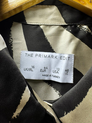 Primark® XS | Bust: 22" | Zebra Print | Shirt | B8 - 5732 - Genuine Maal