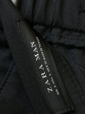 Zara® Waist: 30" | Midnight Blue | Trouser Pants | 2422 - Genuine Maal