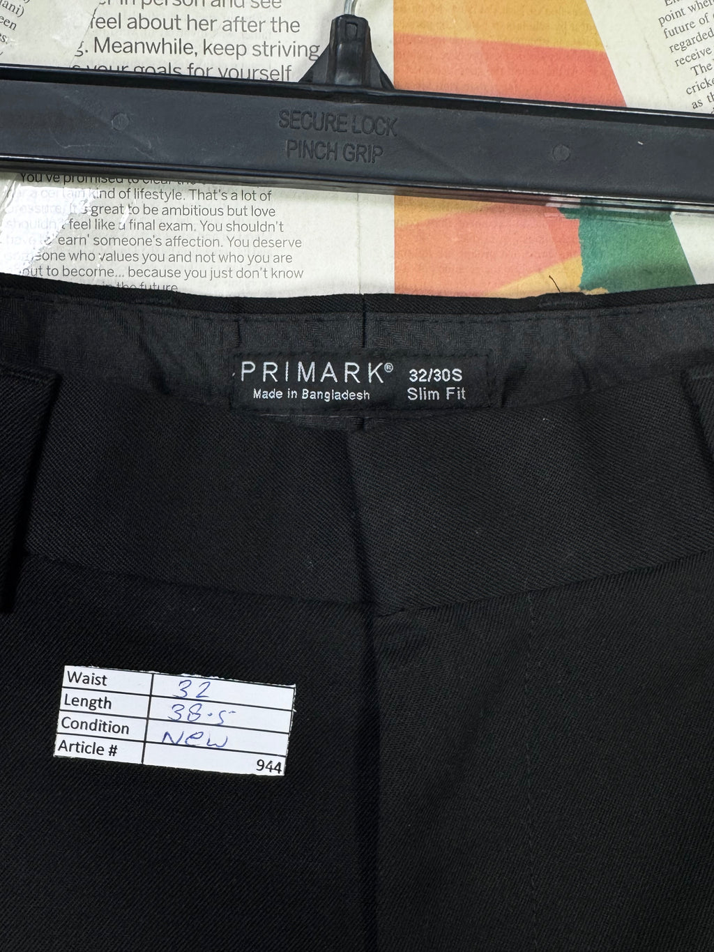 Primark® Waist: 32" | Dress Pant | Poly - Viscose | 944 - Genuine Maal