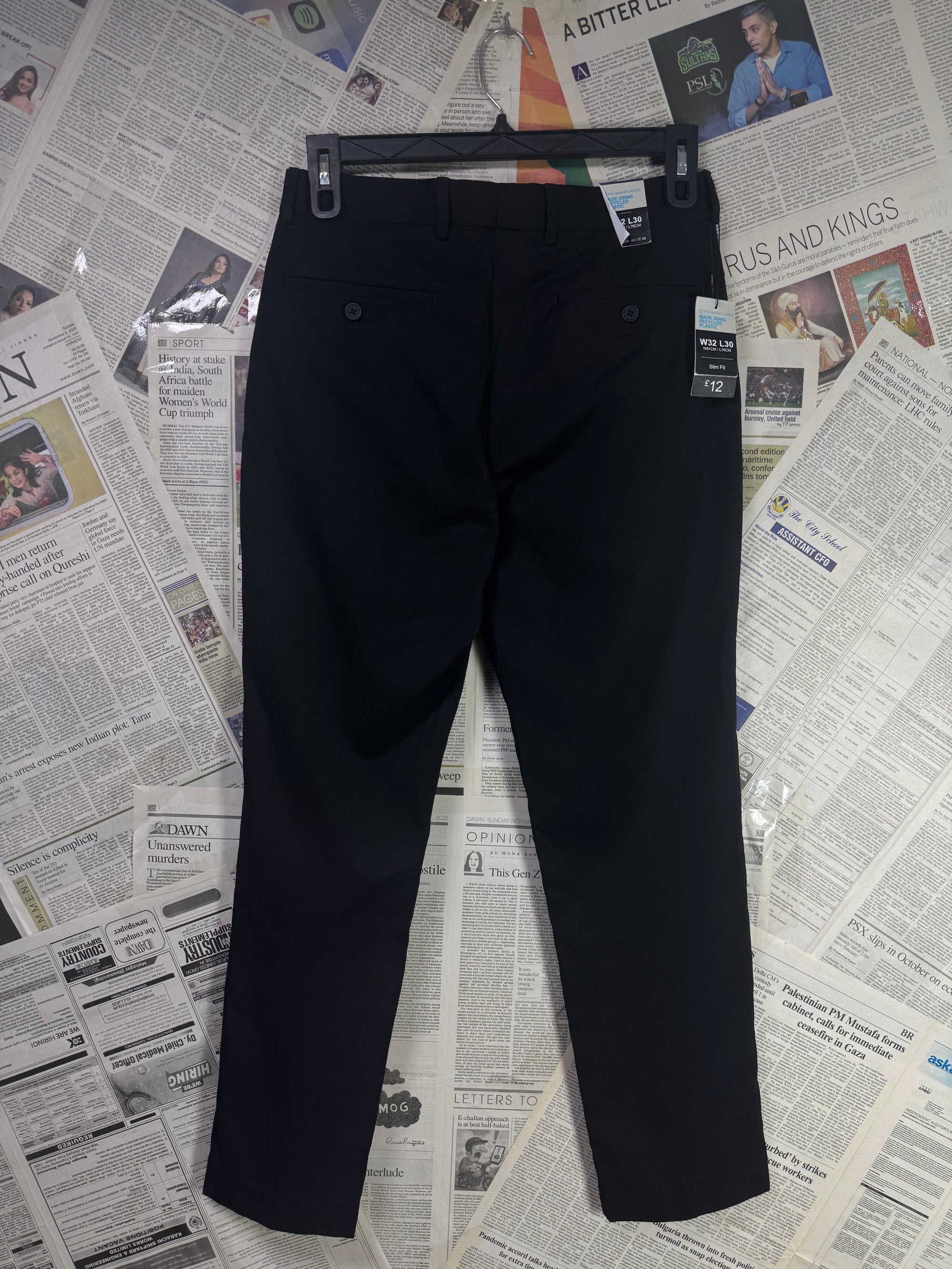 Primark® Waist: 32" | Dress Pant | Poly - Viscose | 944 - Genuine Maal