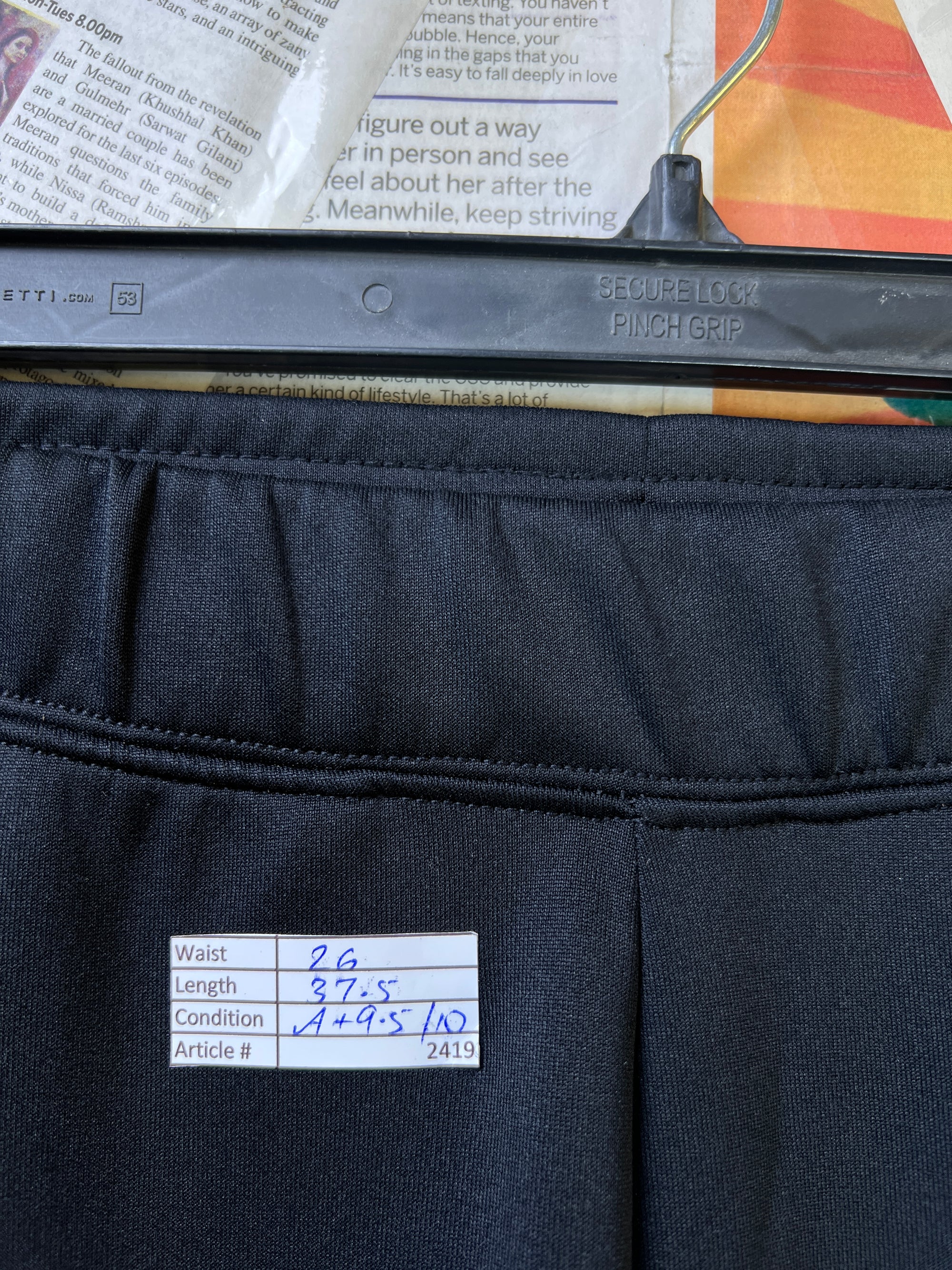 N*ke® Waist: 26" | Black | Trouser | Stretch Lining | 2419 - Genuine Maal