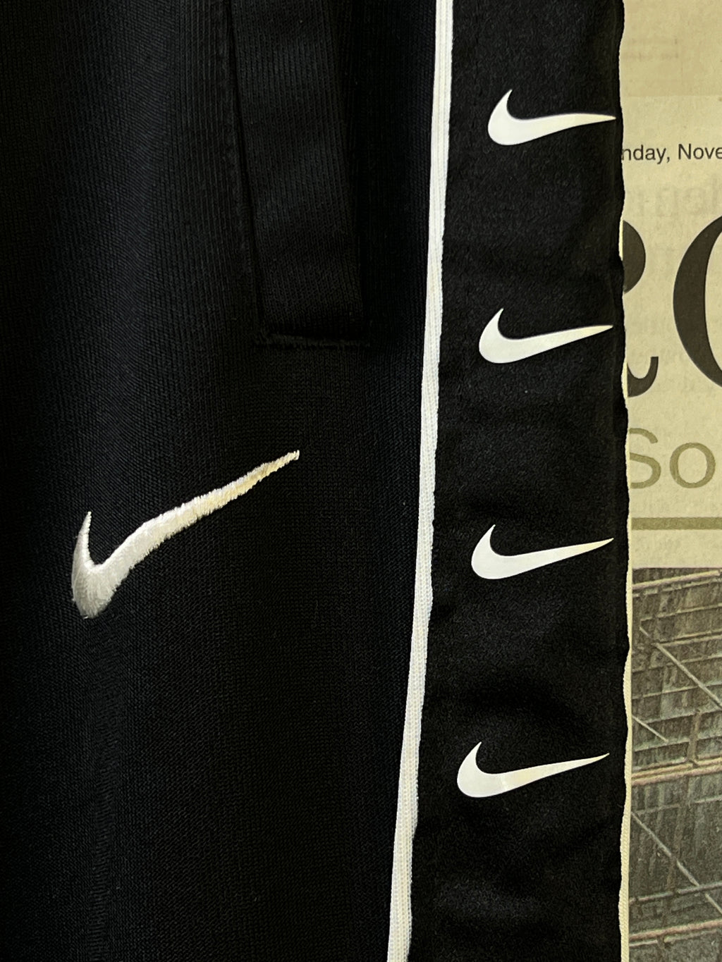 N*ke® Waist: 24" | Black | Trouser | Stretch Lining | 2413 - Genuine Maal