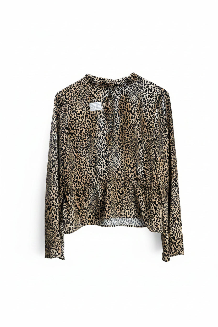 H&M® Large | Bust: 20.5" | Leopard Print | Shirt | B8 - 5728 - Genuine Maal