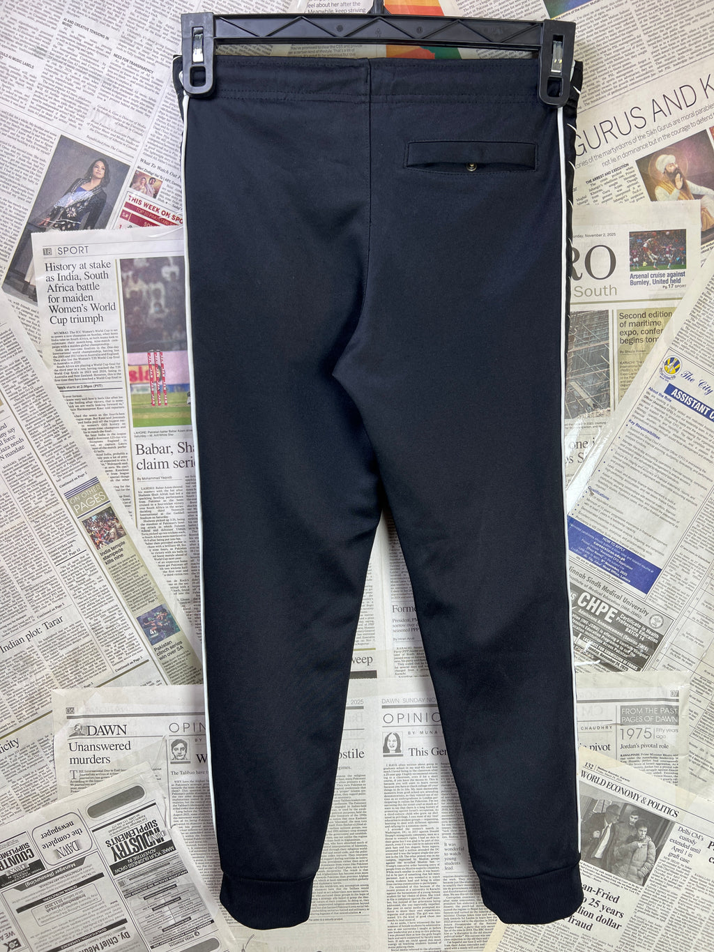 N*ke® Waist: 24" | Black | Trouser | Stretch Lining | 2413 - Genuine Maal