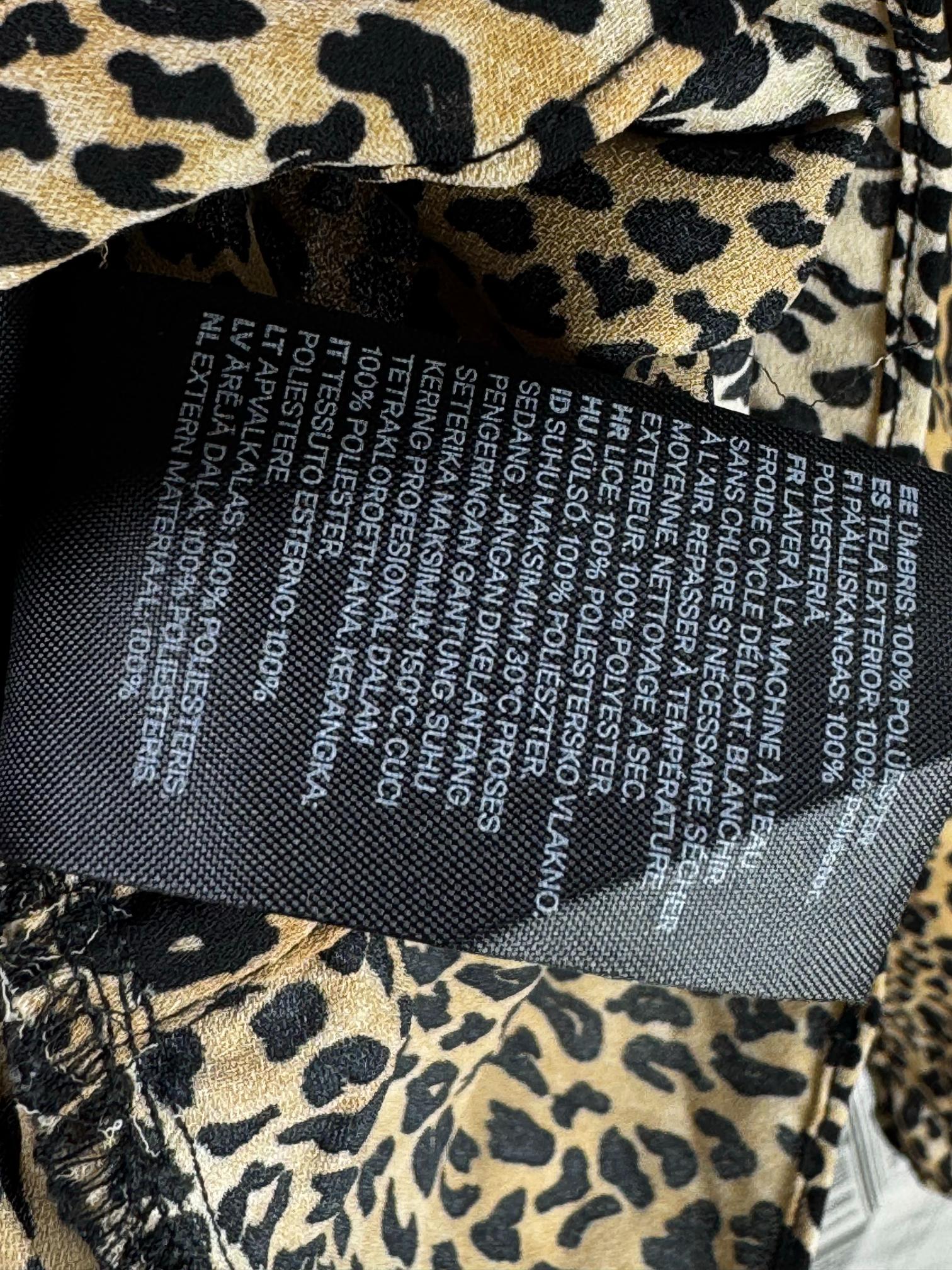 H&M® Large | Bust: 20.5" | Leopard Print | Shirt | B8 - 5728 - Genuine Maal