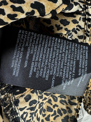 H&M® Large | Bust: 20.5" | Leopard Print | Shirt | B8 - 5728 - Genuine Maal