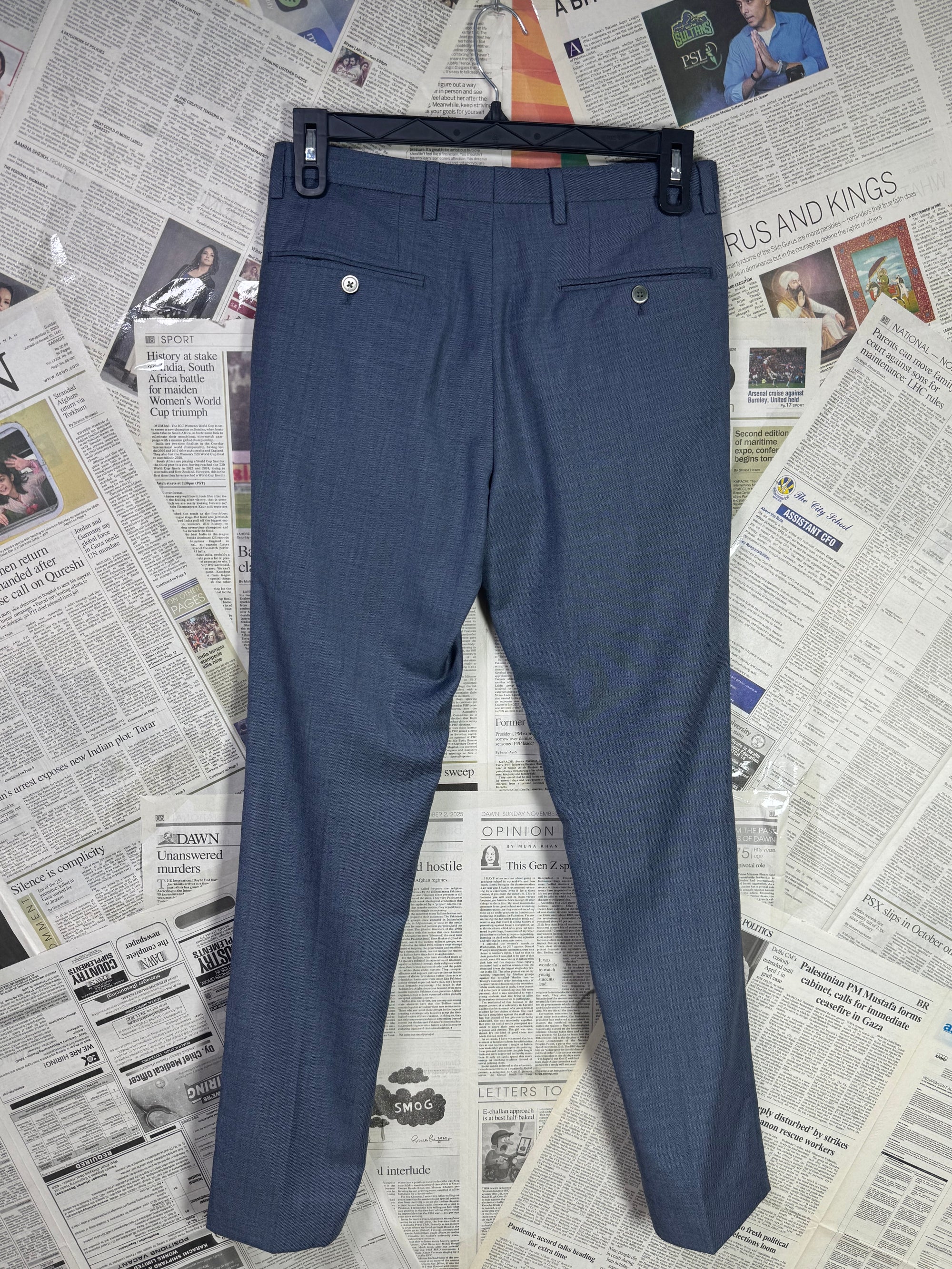 Next® Waist: 30" | Grey | Pant | Fit: Regular | Wool Blend | 966 - Genuine Maal