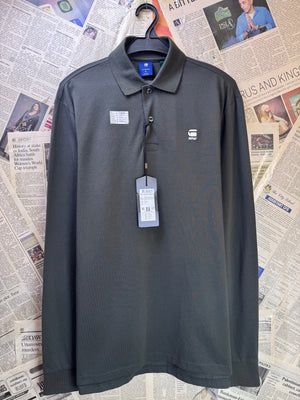 G - Start Raw® Small | Chest: 19.5" | Grey | Polo Shirt | Cotton - Elastane | 4281 - Genuine Maal