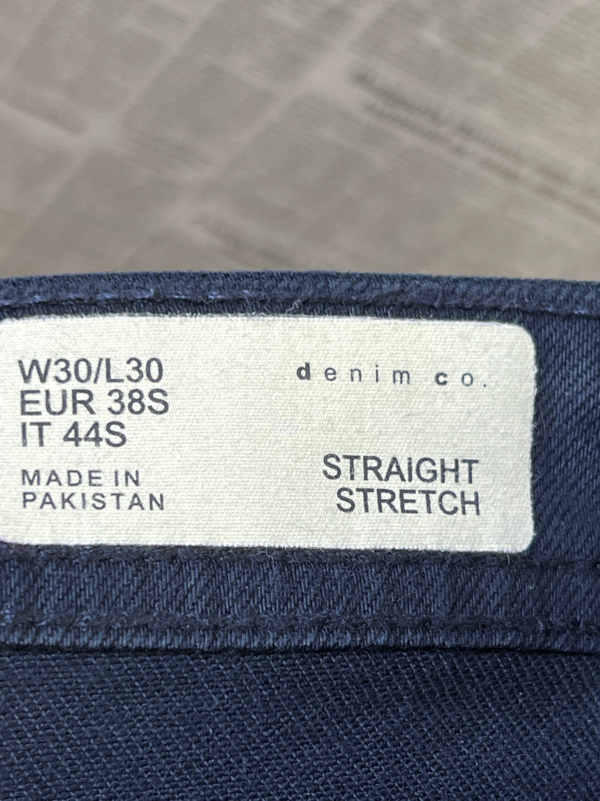 Denim Co® Waist: 30" | Blue | Denim Pant | Straight Fit | 2418 - Genuine Maal
