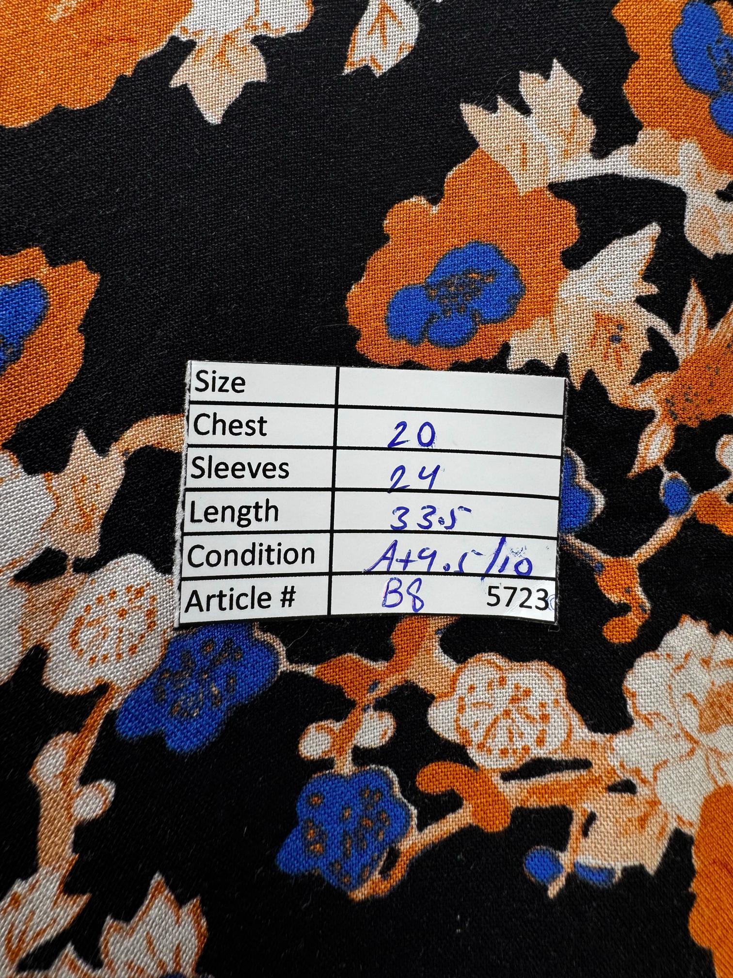 George® Large | Bust: 20" | Floral | Mini Dress | B8 - 5723 - Genuine Maal