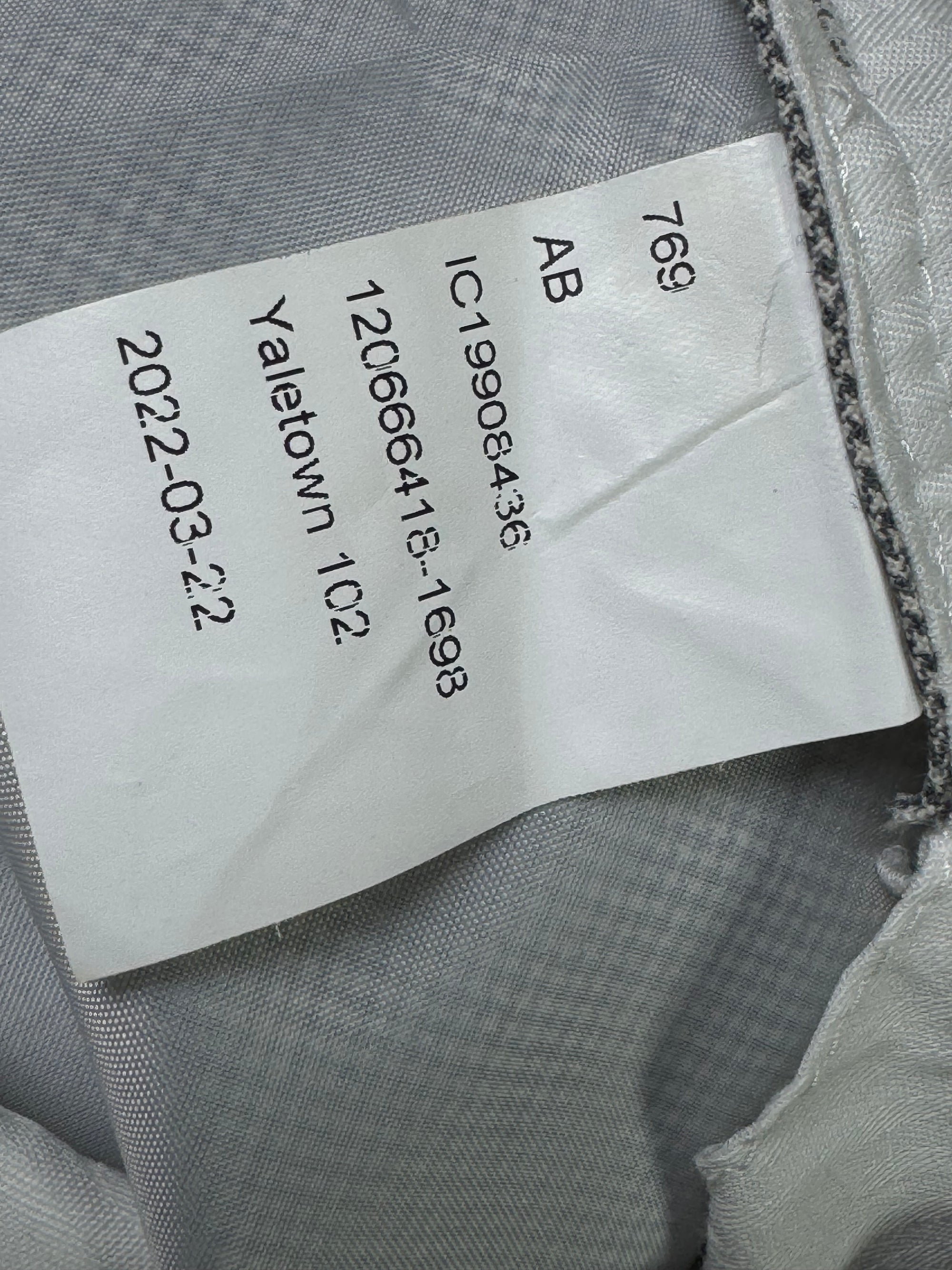 Indochino® Waist: 34" | Textured Grey | Pant | 936 - Genuine Maal