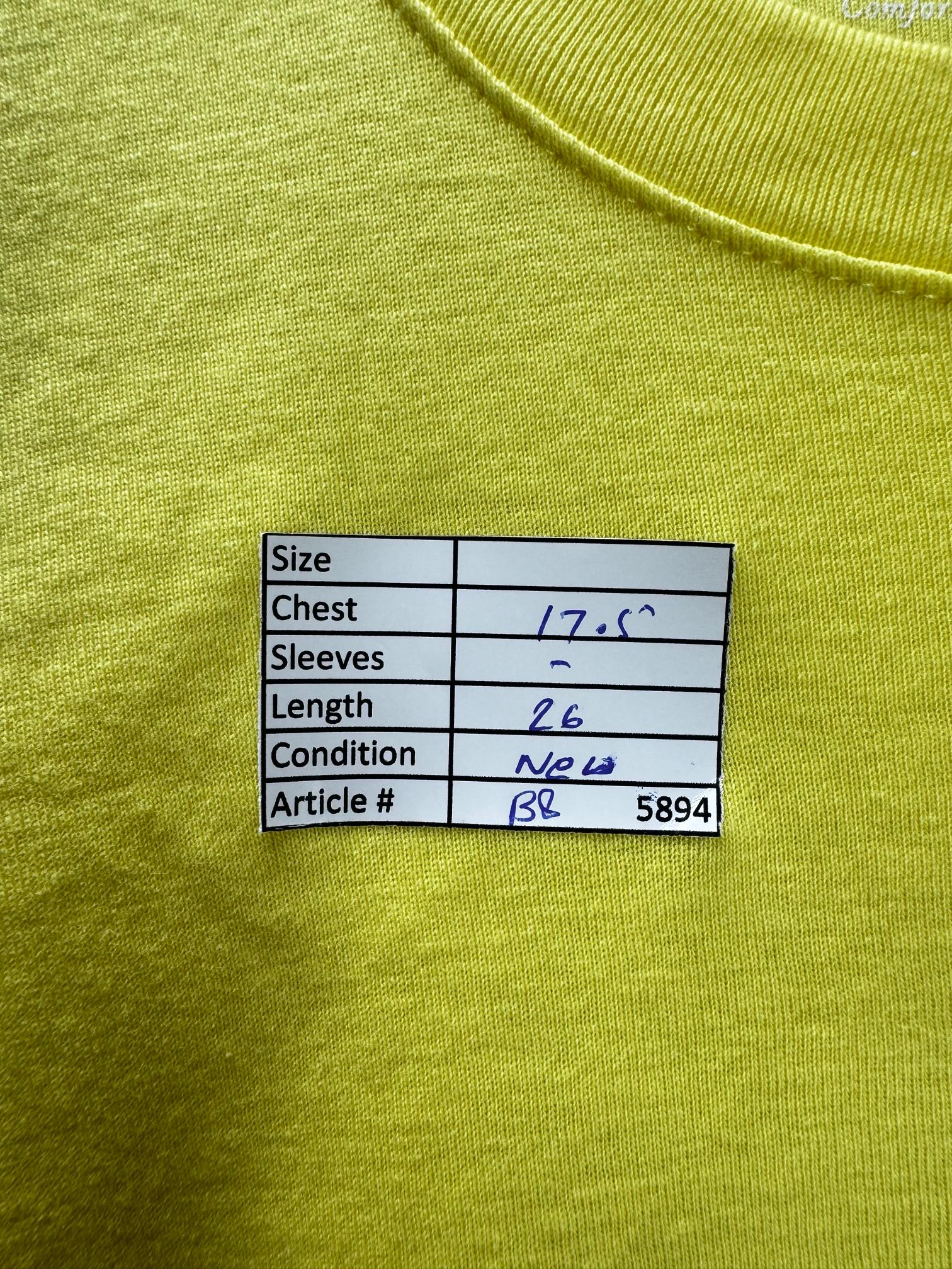 Tu® Small | Bust: 17.5" | Yellow | T-Shirt | B8 - 5894 - Genuine Maal
