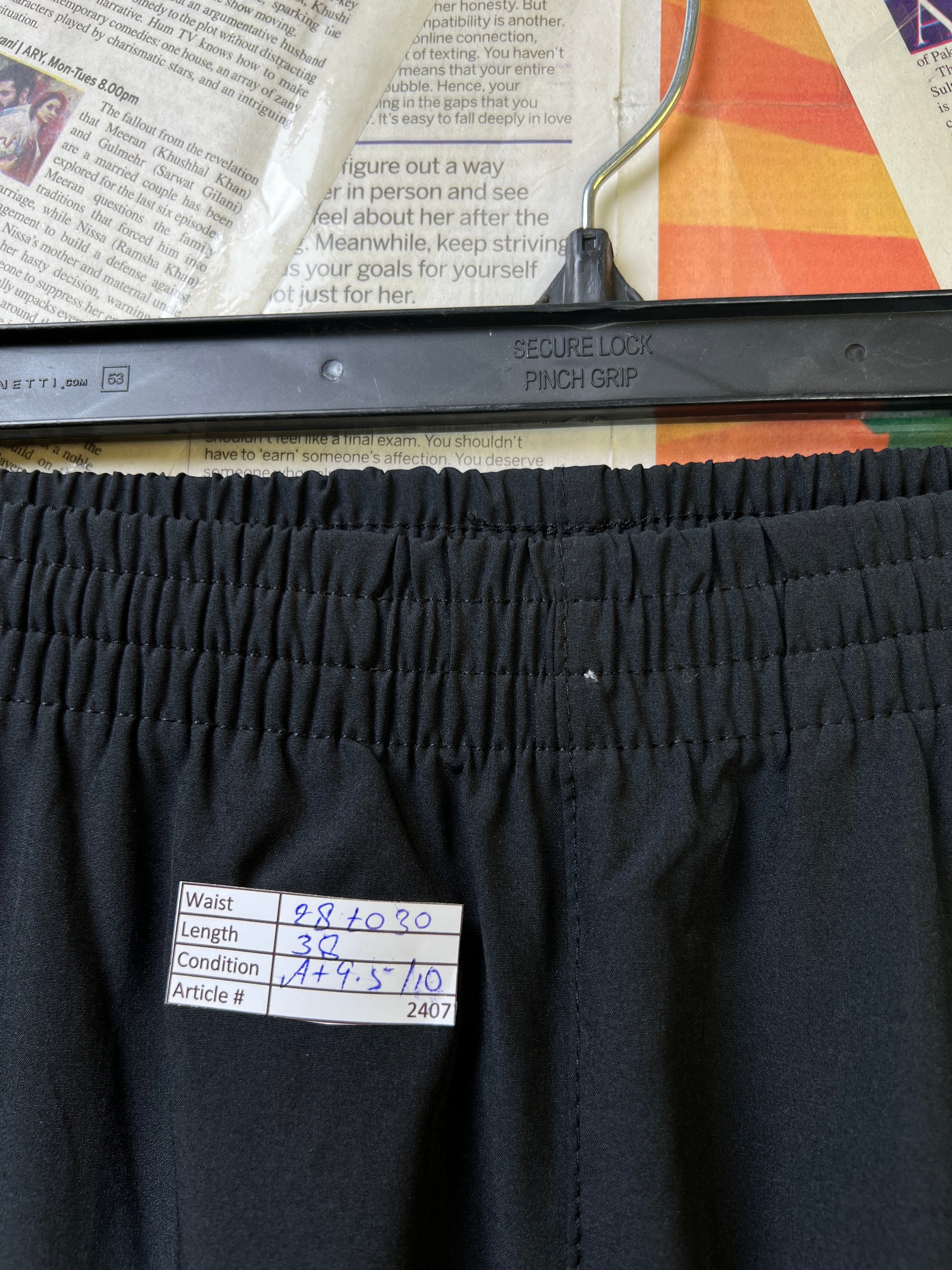 New Balance® Waist: 28" to 30" | Black | Trouser | Stretch Lining | 2407 - Genuine Maal