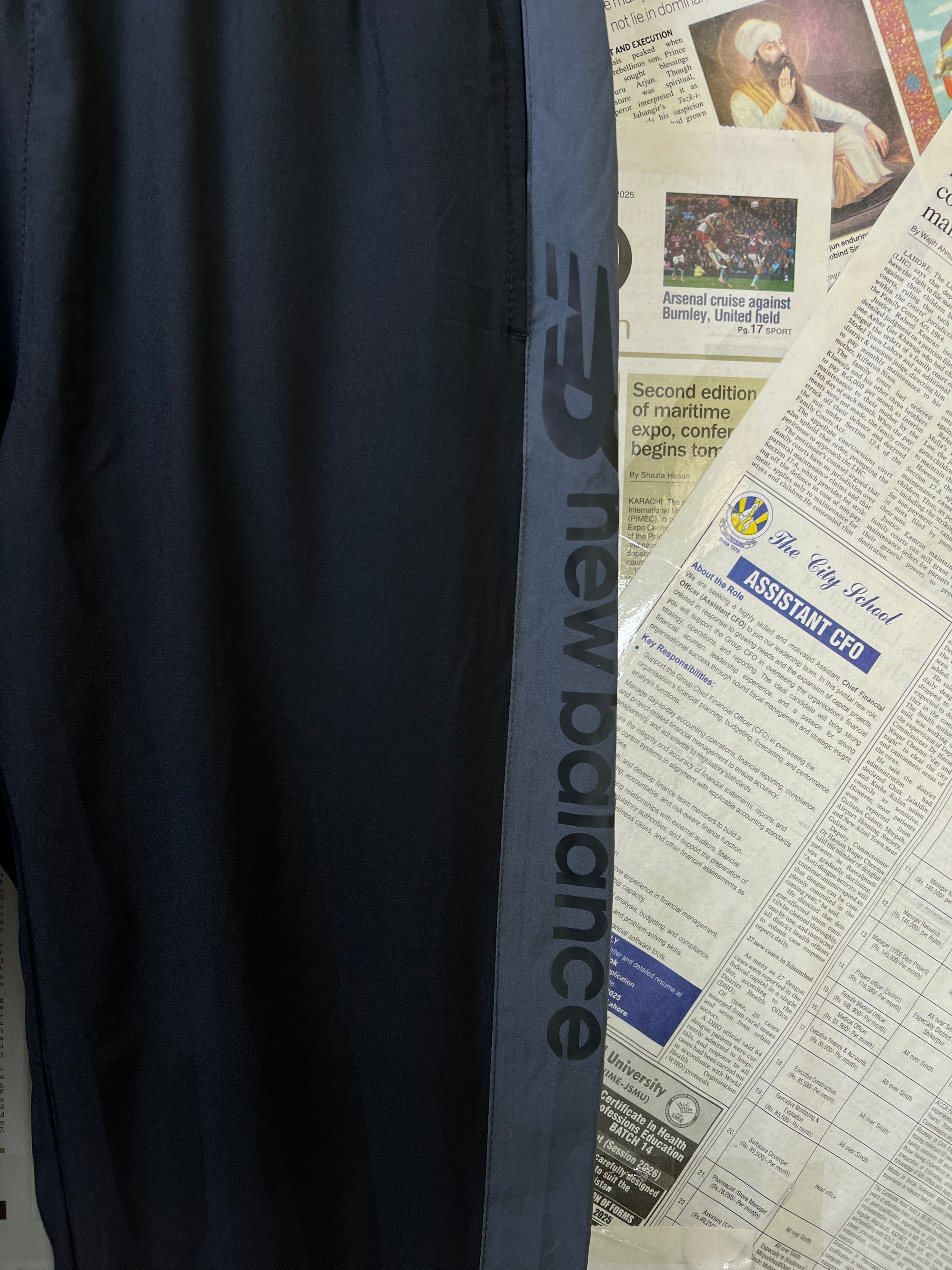 New Balance® Waist: 28" to 30" | Black | Trouser | Stretch Lining | 2407 - Genuine Maal