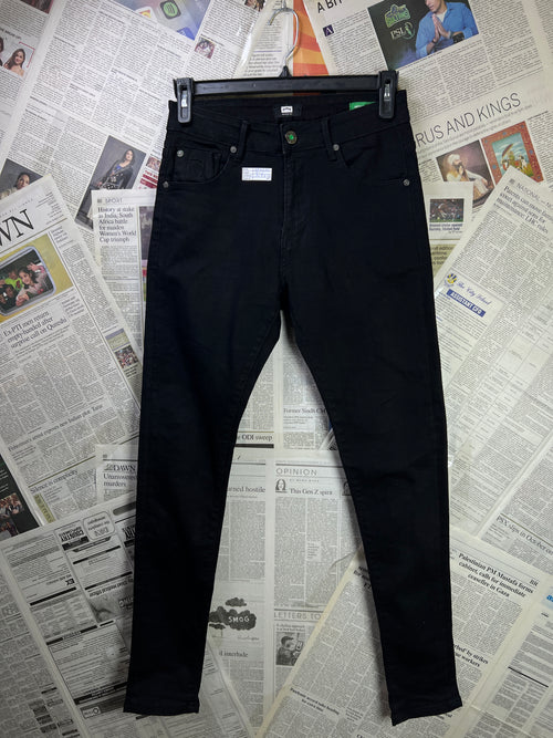883 Police® Waist: 28" to 30" | Black | Denim Pants | Slim Fit | 2416 - Genuine Maal