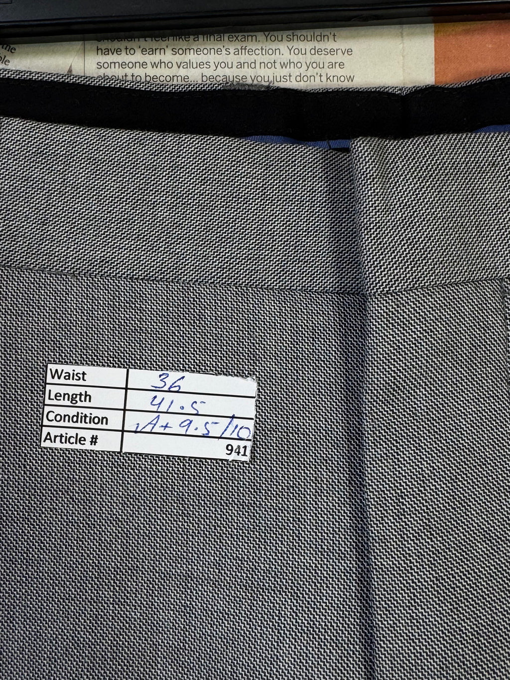 River Island® Waist: 36" | Grey | Dress Pant | 941 - Genuine Maal