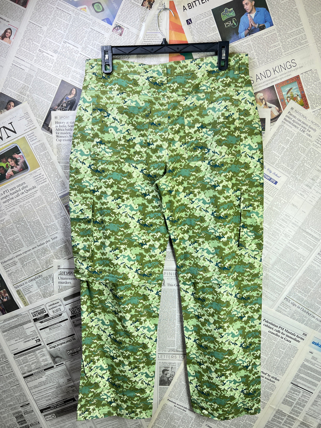 MAN® Waist: 34" to 36" | Marine | Cargo Trouser convertible to Shorts| 2420 - Genuine Maal