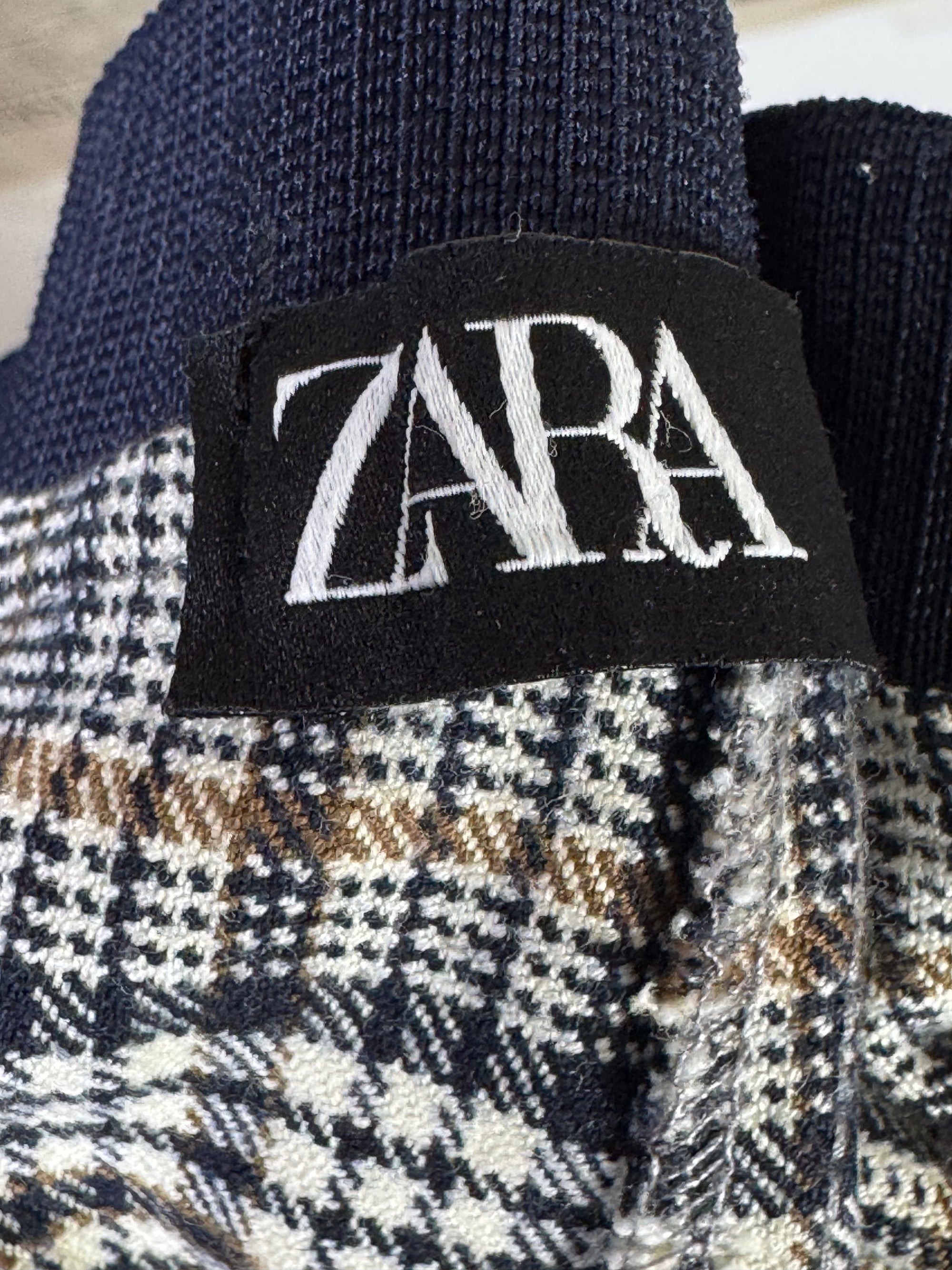 Zara® Waist: 34" | Check | Pant | 965 - Genuine Maal