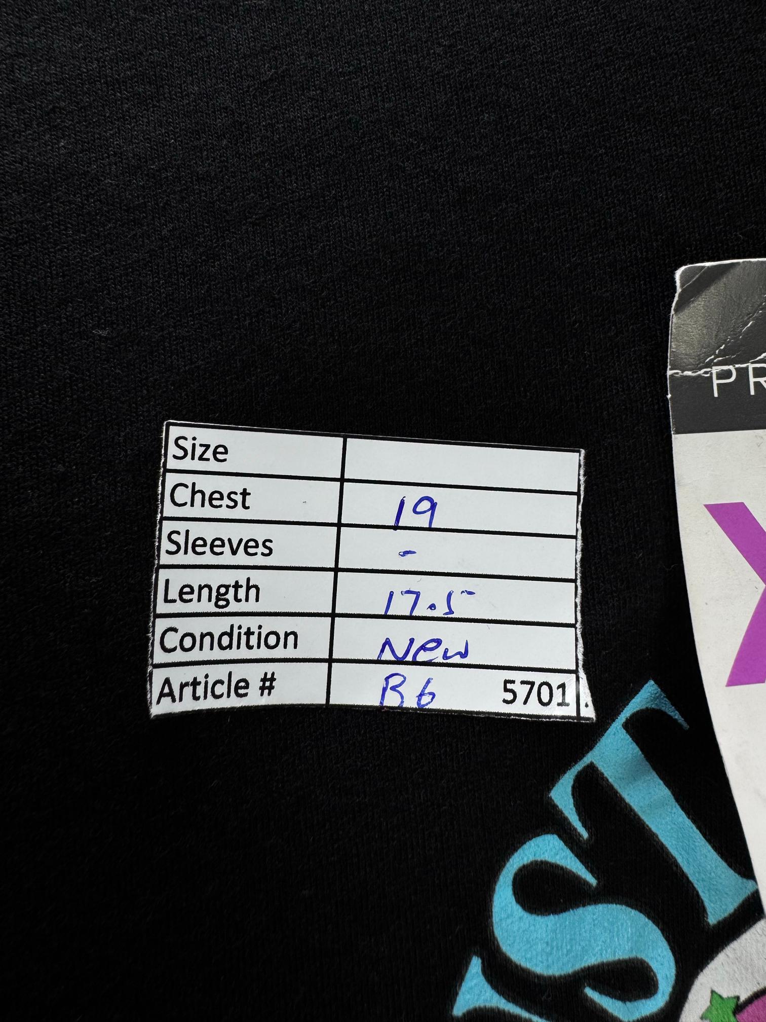 Primark® XS | Bust: 19" | Black | Crop Top | B6 - 5701