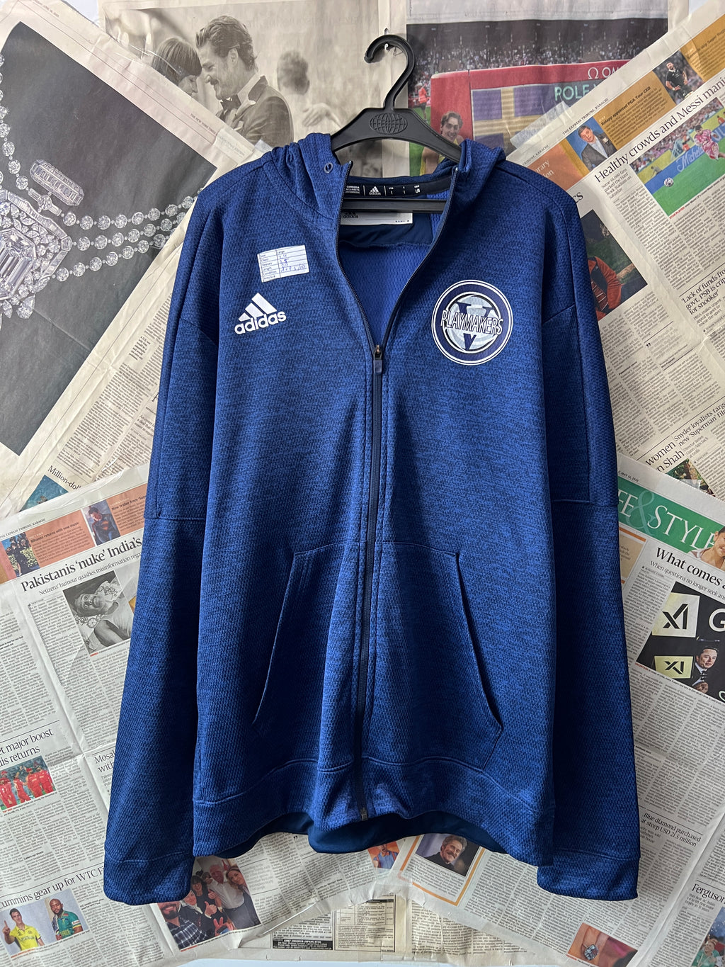 Adid*s® Large | Chest: 24" | Blue | Jacket - Genuine Maal